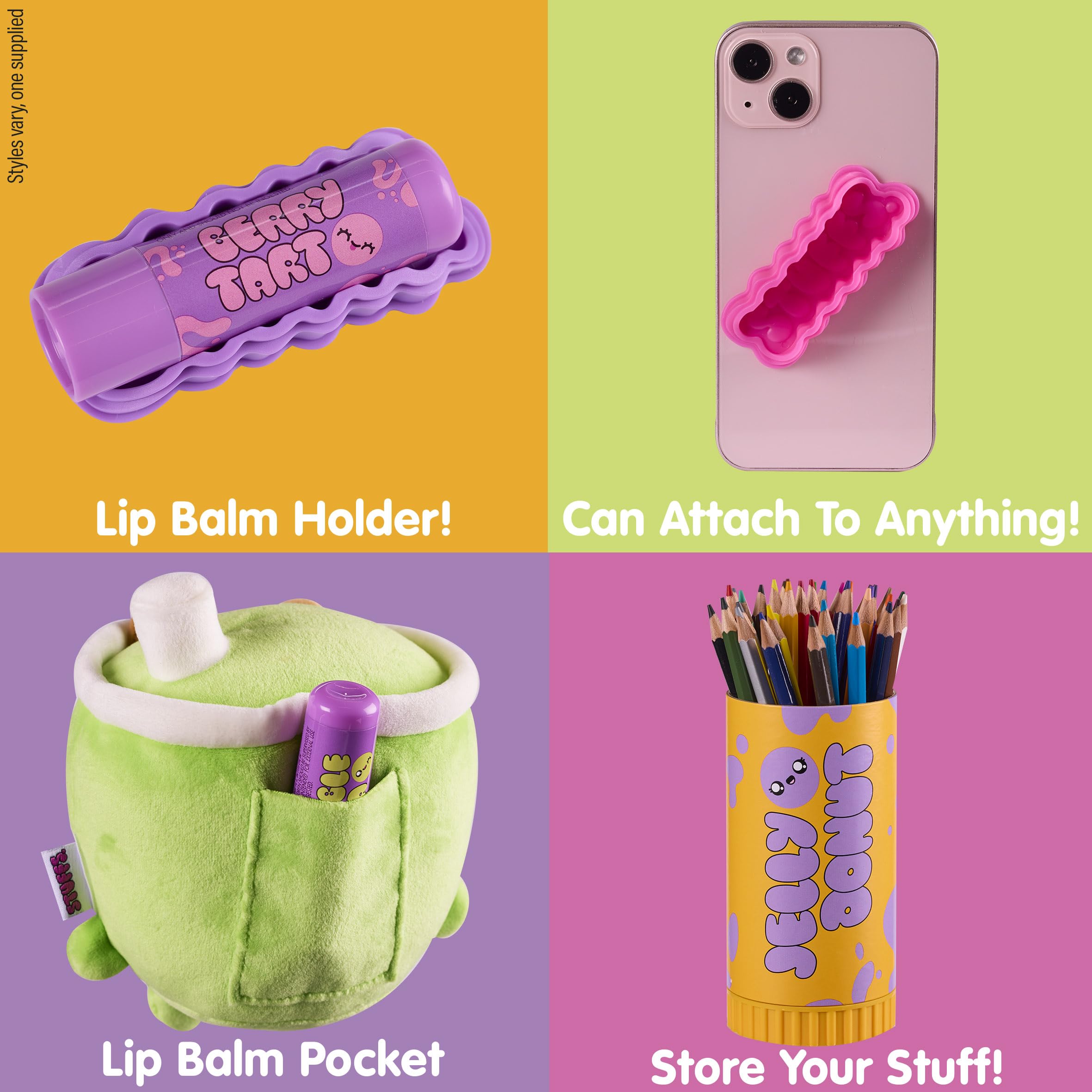 STUFFS Self-Care Stuffie & Lip Balm Set - Collectible Plush Toy with Matching Lip Balm, 5+ Years 6