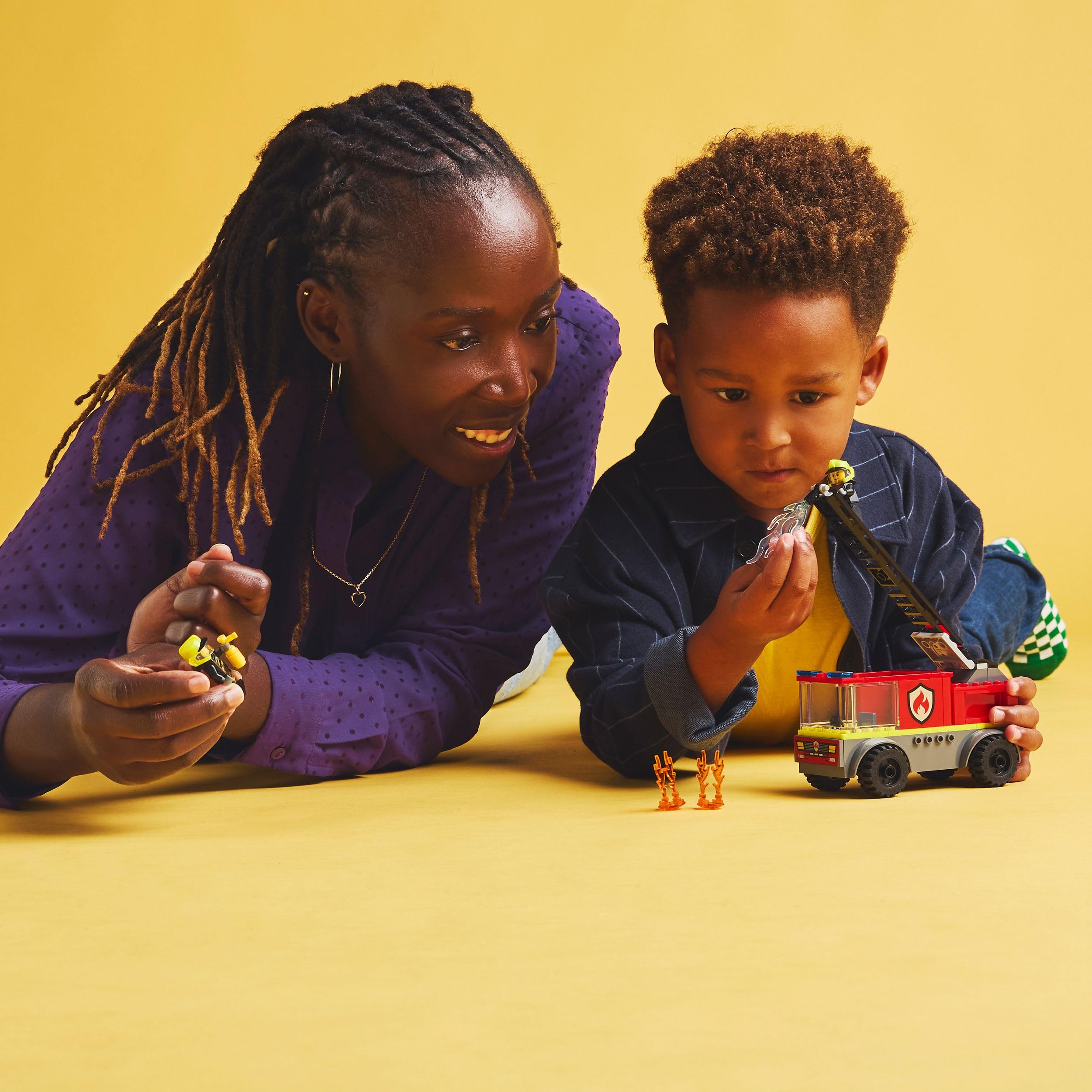 LEGO City Fire Engine with Ladder Toy - Building Set for Kids Aged 4+ 4