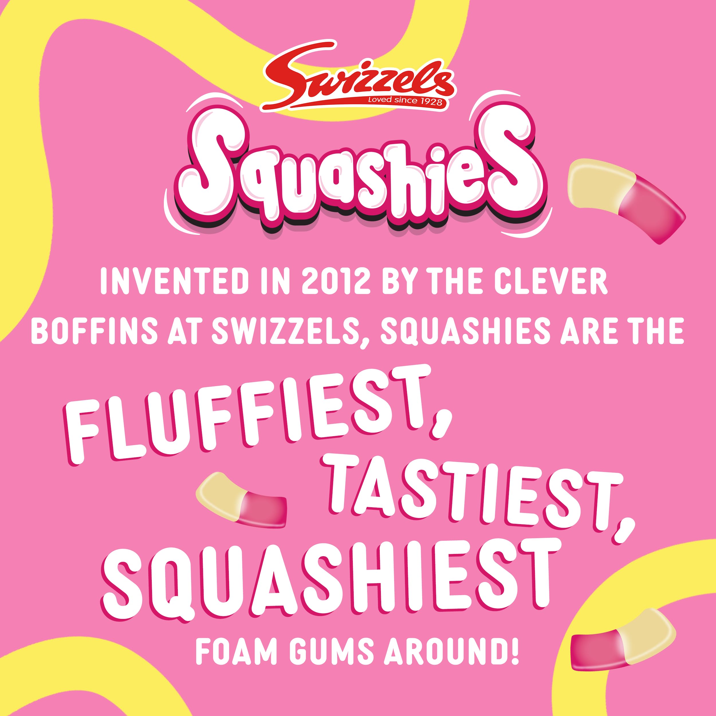 Swizzels Rhubarb and Custard Squashies - Chewy Sweets (120g) 4