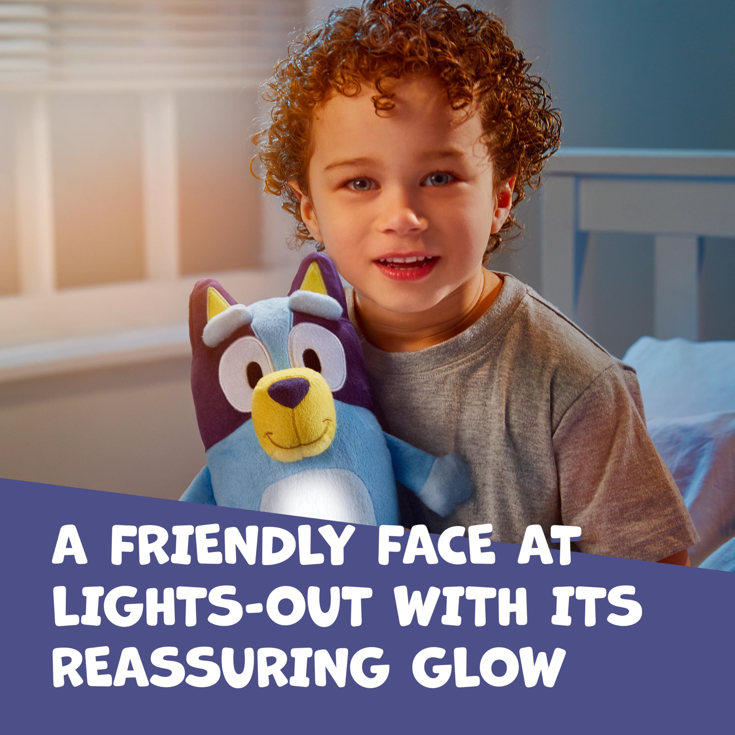 Bluey GoGlow Pal 25 cm Plush Night Light - Comforting Glow for Bedtime 4
