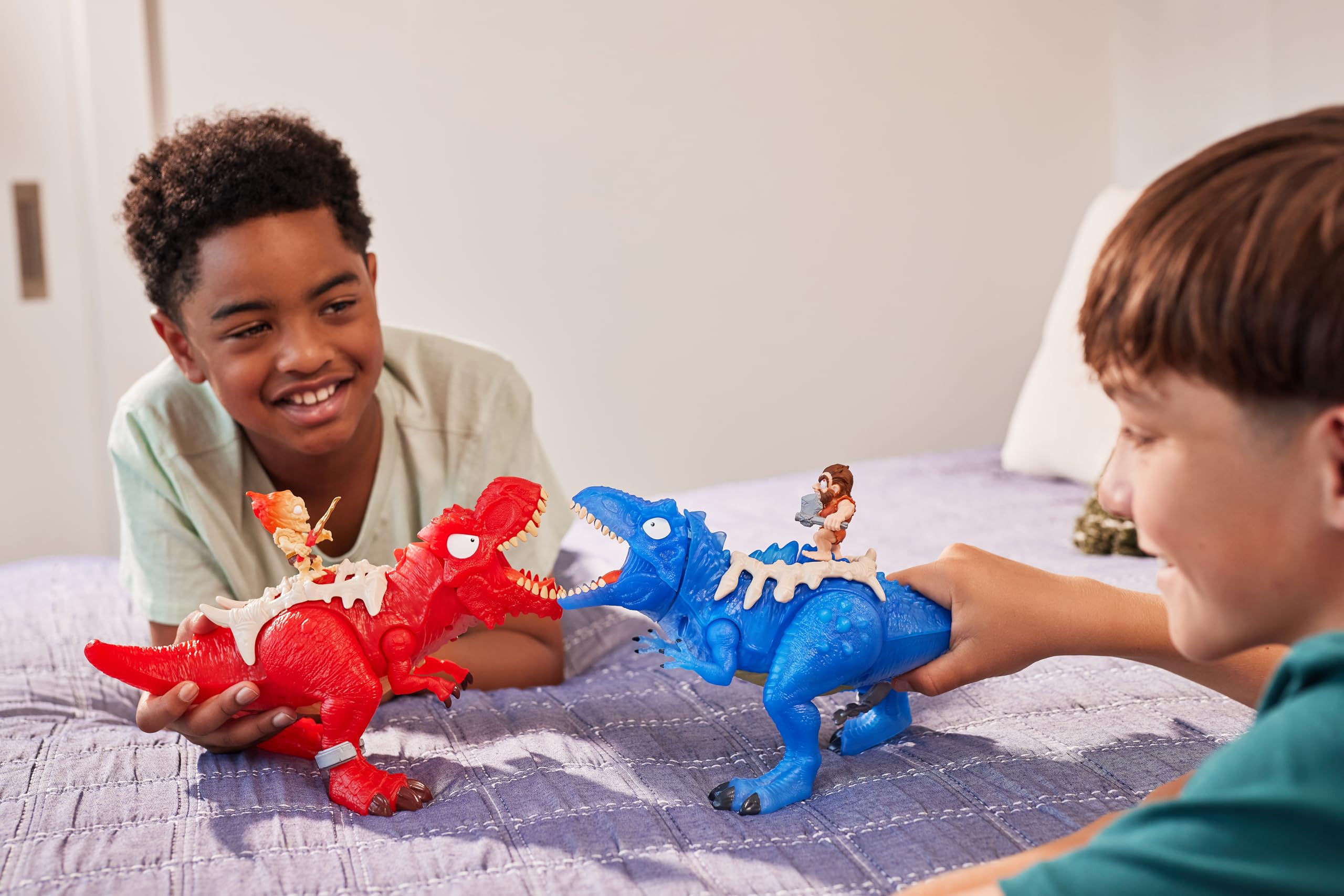 Smashers Dino Egg Hunt - Light-Up Fire Breathing Dinosaur Playset for Ages 3+ 6