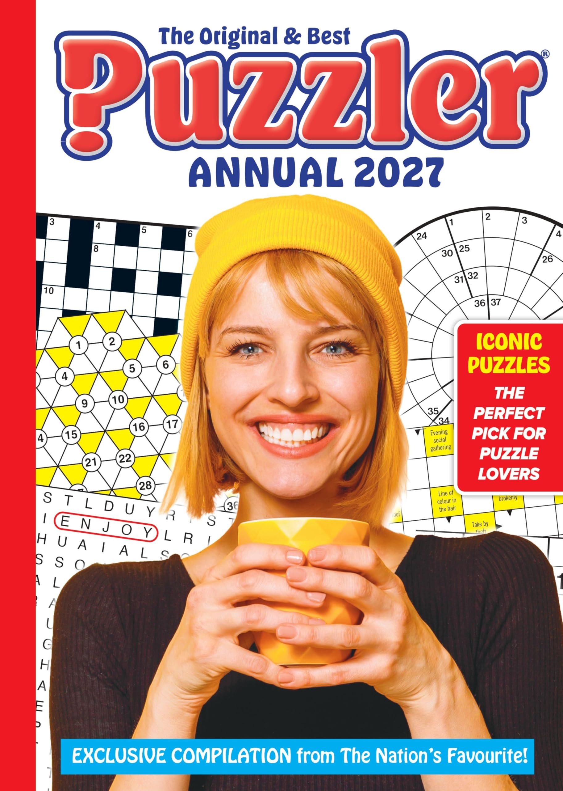 Puzzler Annual 2027 Crosswords Collection - 100 Pages