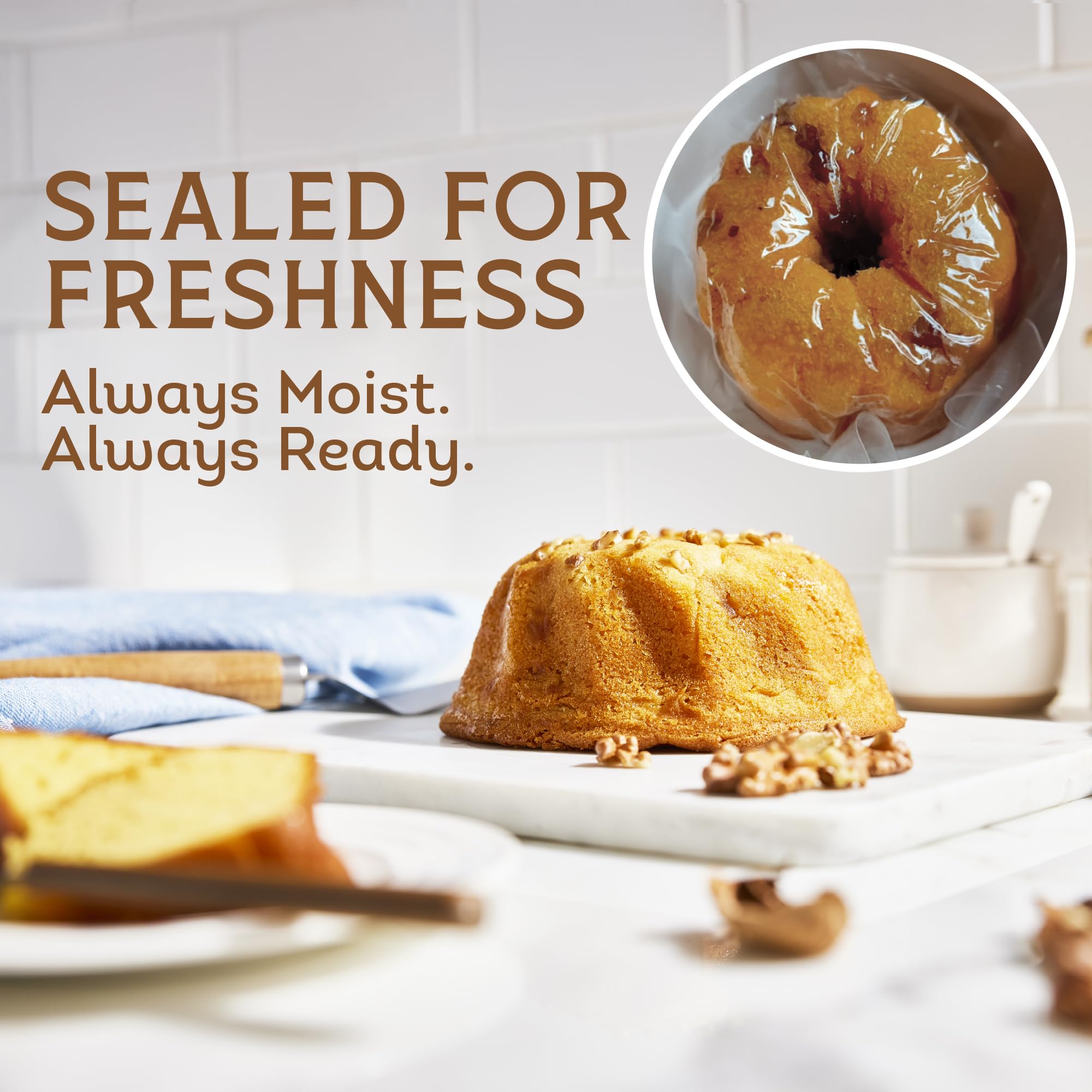 Tortuga Golden Original Rum Cake with Walnuts, 454g 10