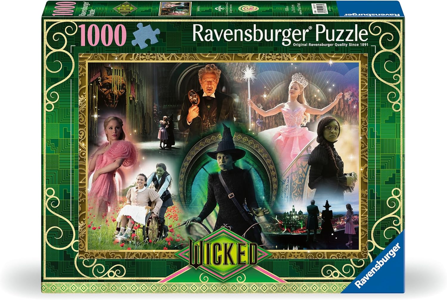 Ravensburger Wicked Act 1-1000 Pieces Jigsaw Puzzle - Broadway Musical Puzzle for Adults