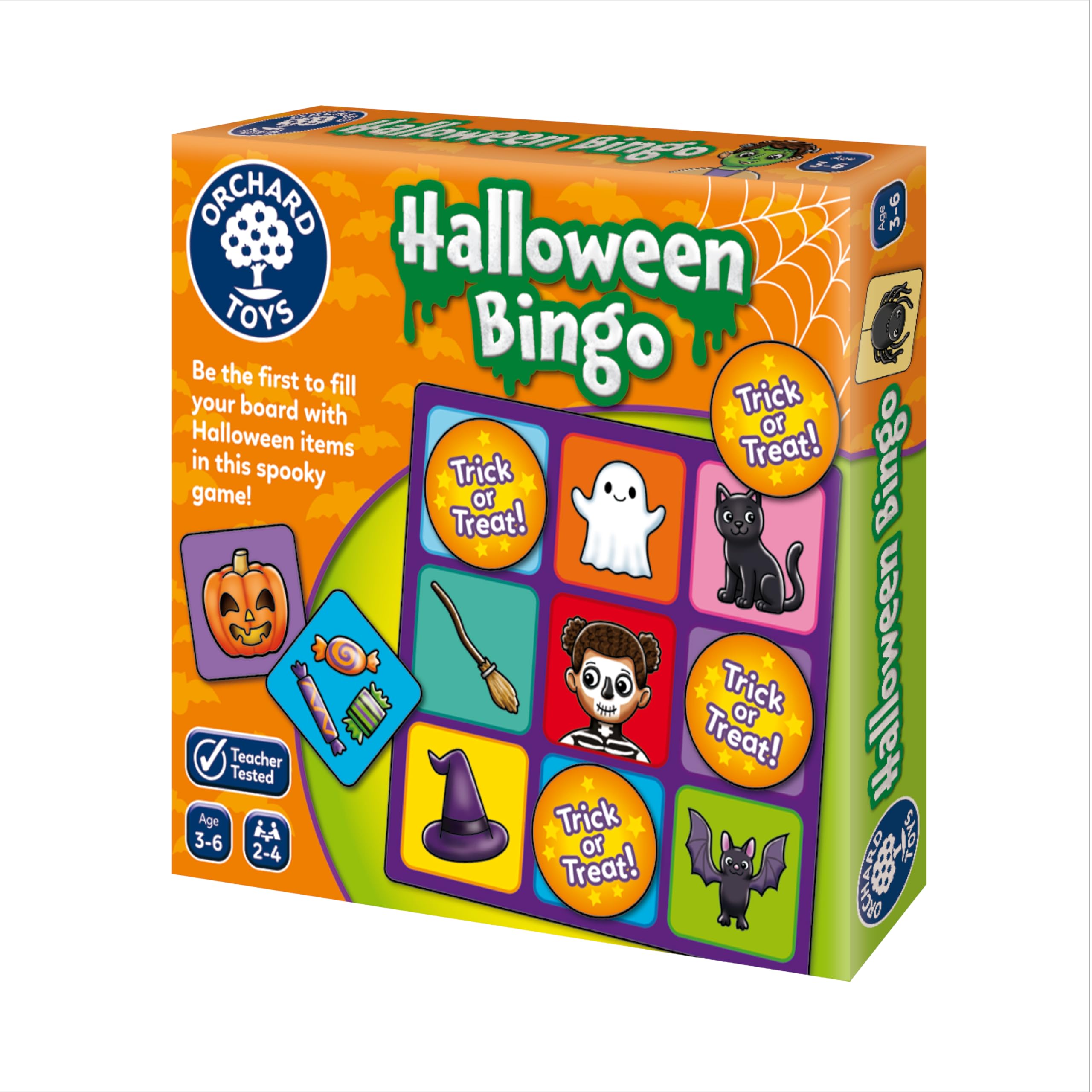 Orchard Toys Halloween Bingo – Compact Travel Board Game for Kids