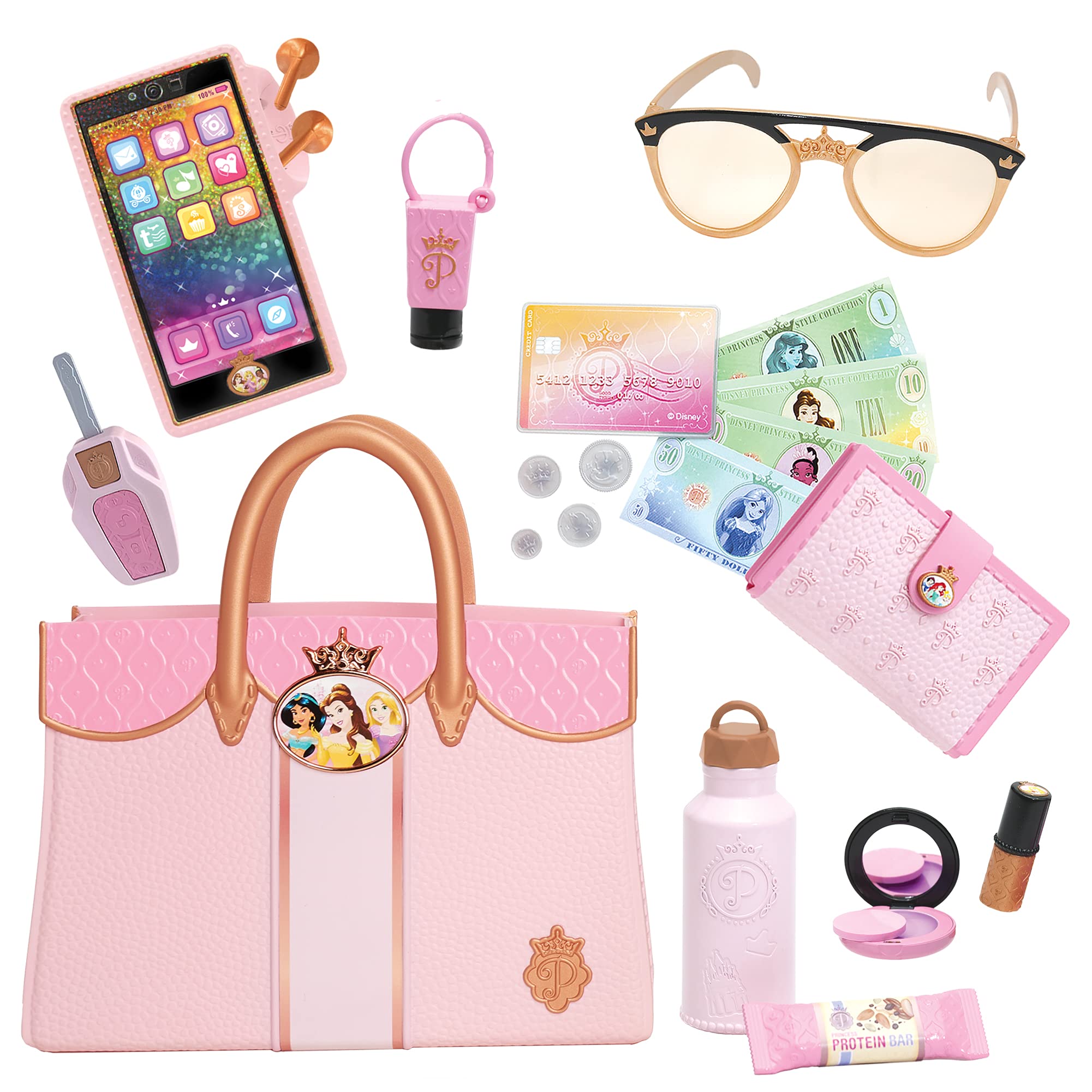 Disney Princess Style Collection Deluxe Tote Bag & Accessories 10