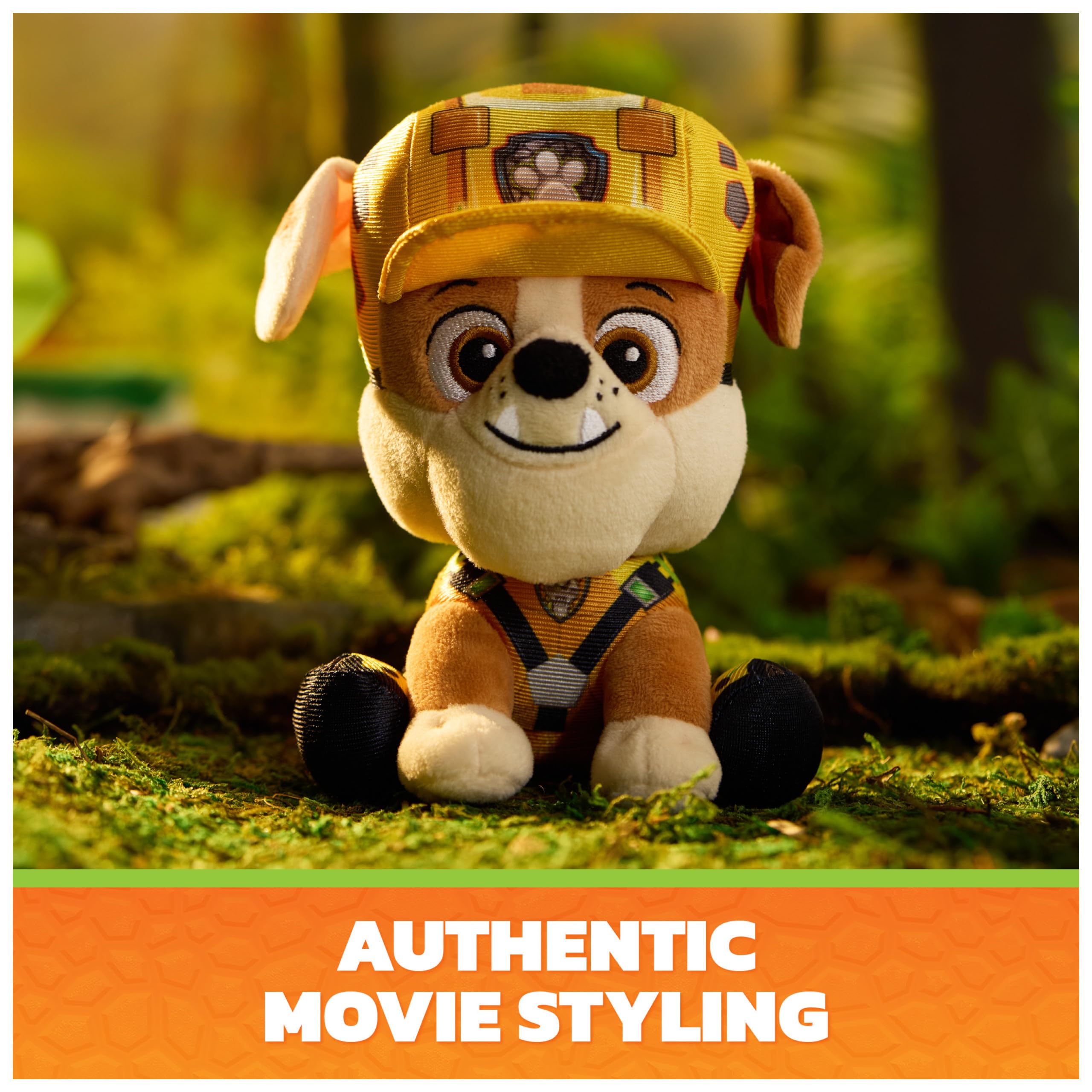Paw Patrol Rubble Action Figure - Multicolor Plastic Toy | Ages 12-84 Months