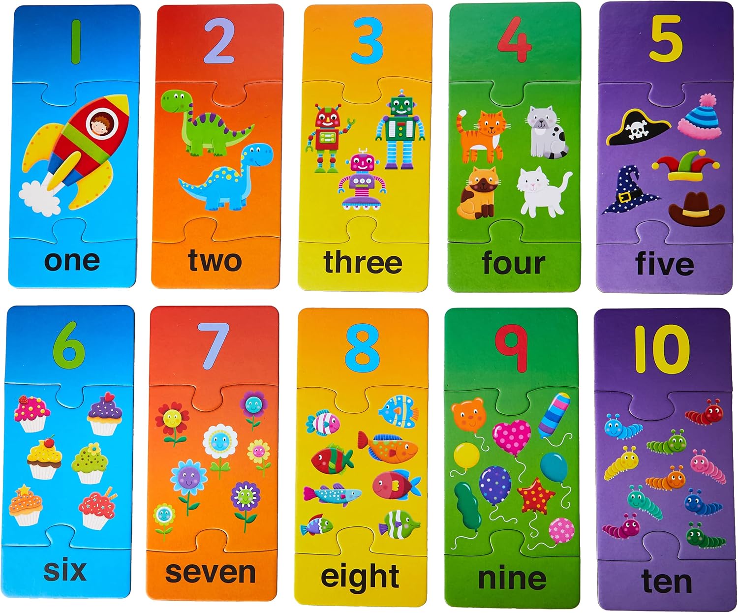 Galt Toys Number Puzzles - Educational 3-Piece Jigsaw Set for Kids 3-5 Years 6