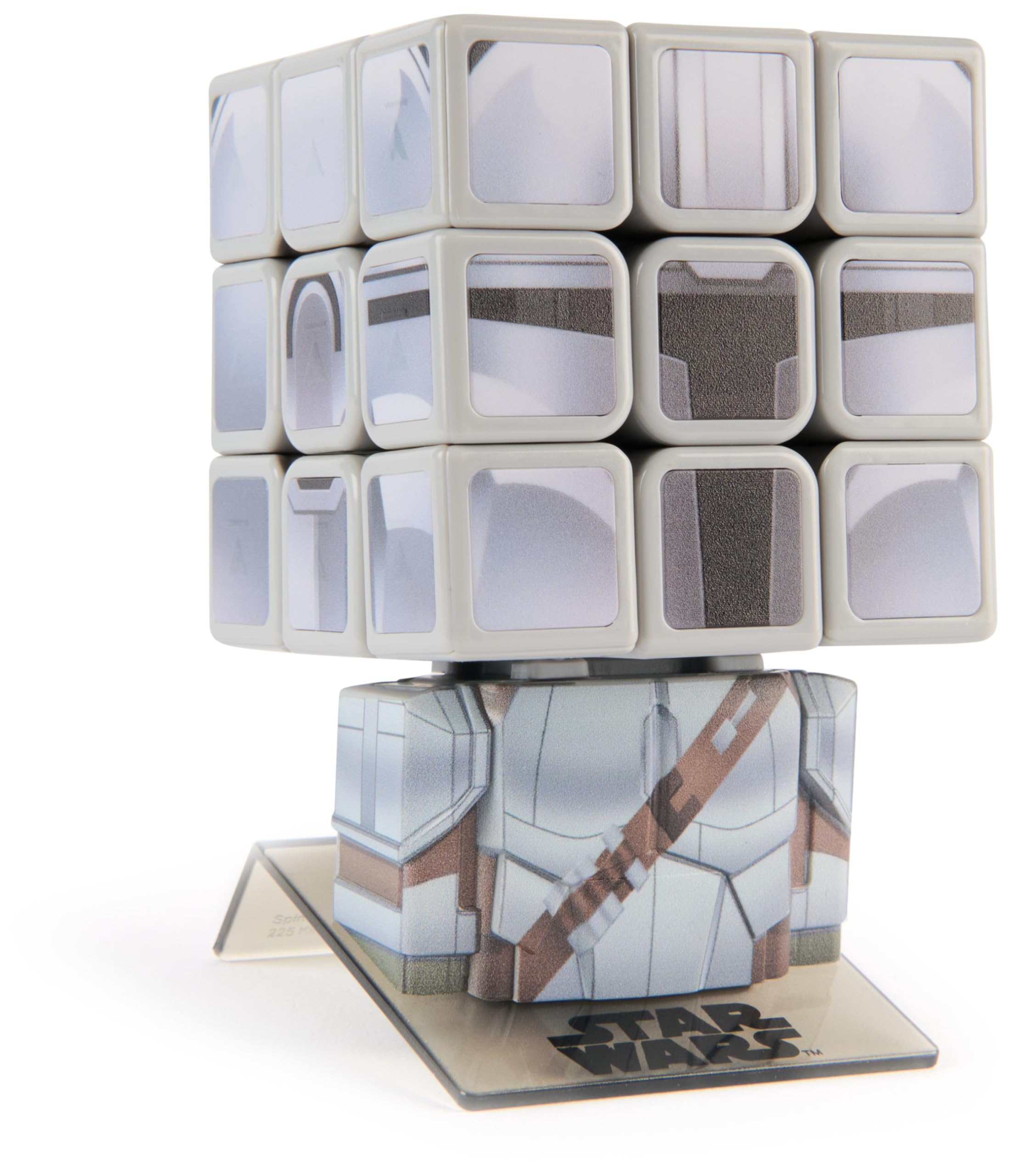 Rubik's Star Wars Mandalorian Cuber - 3x3 Puzzle | Multicolor Plastic | Ages 8+ 1