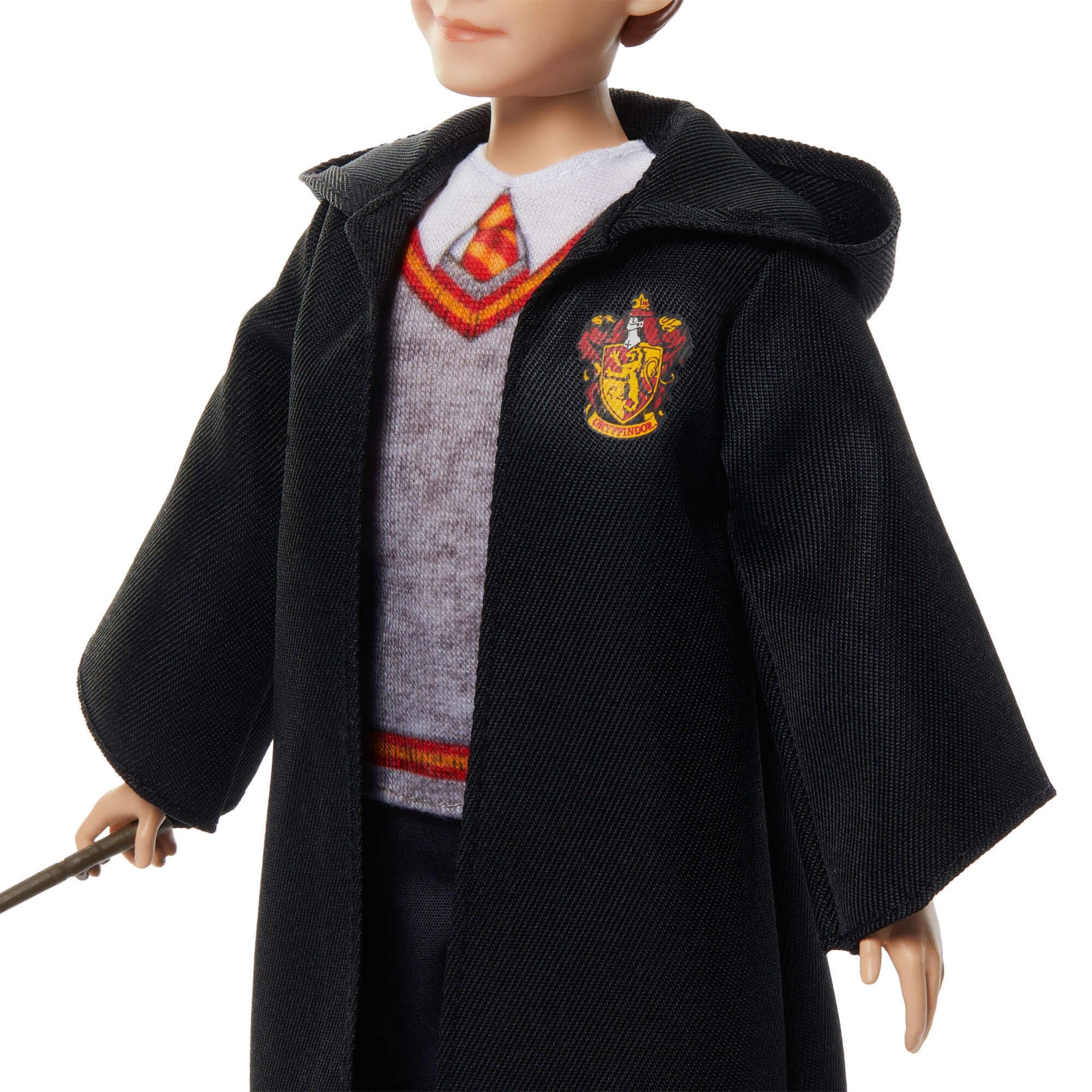 Mattel Harry Potter Ron Weasley Fashion Doll - Hogwarts Uniform with Wand, Ages 6+ 4