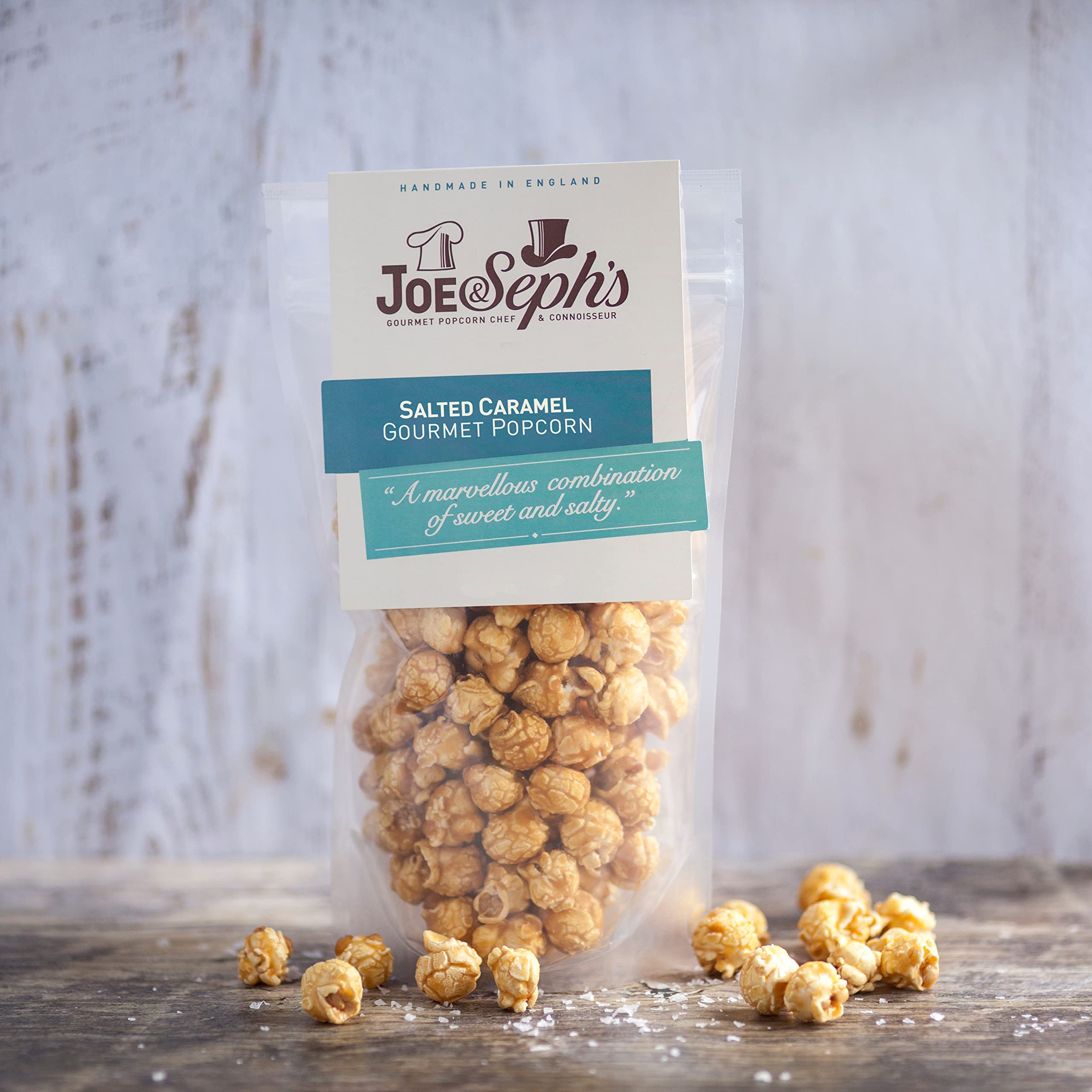 Joe & Seph's Salted Caramel Popcorn (80g) - Gourmet Air-Popped, Handmade in UK, 2 Gold Stars Great Taste Award Winner 4