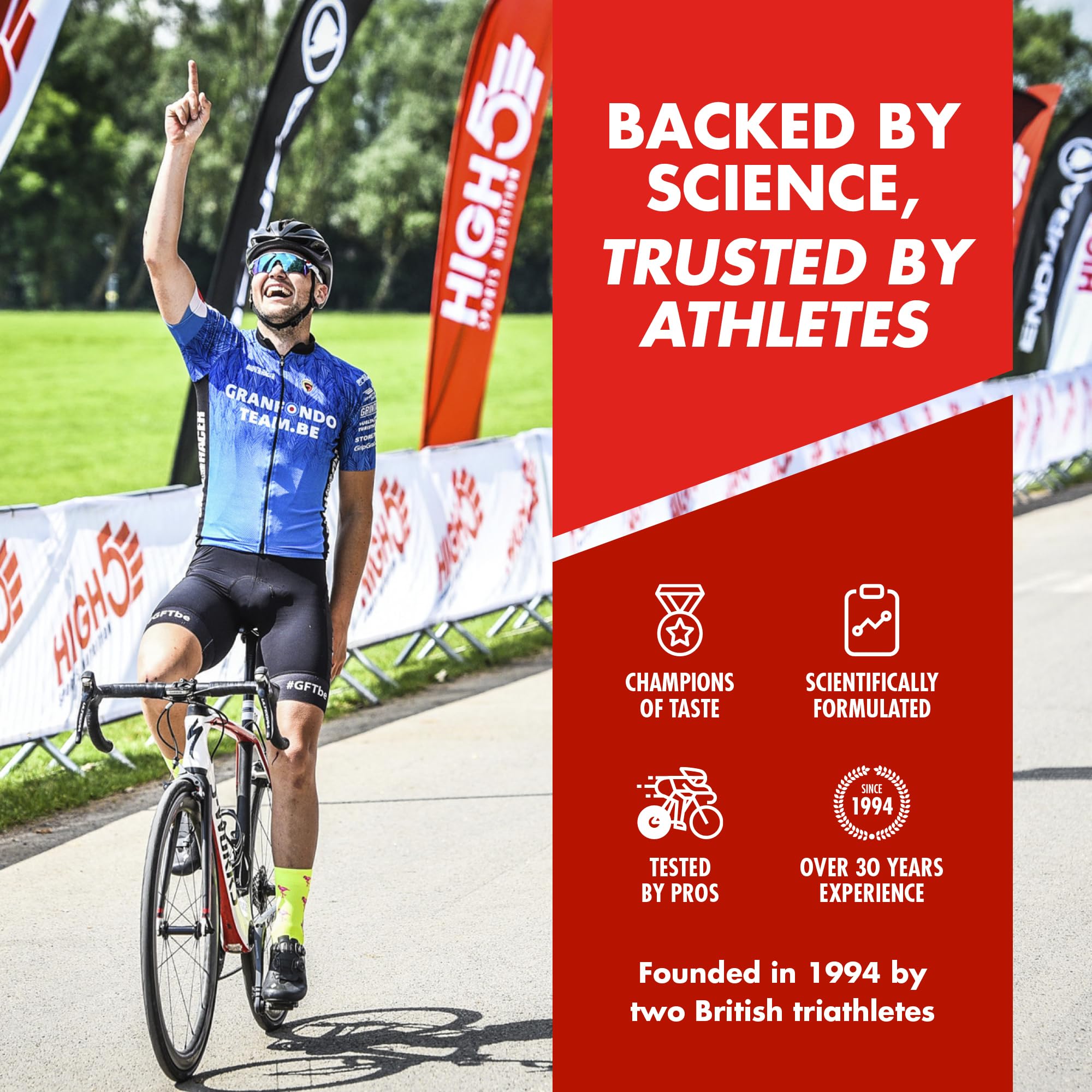 HIGH5 Energy Gel Pack - 20 x 40g Sachets for Running, Cycling, Endurance Sports - Natural Fruit Juice, Caffeine-Free (Assorted Flavours) 3