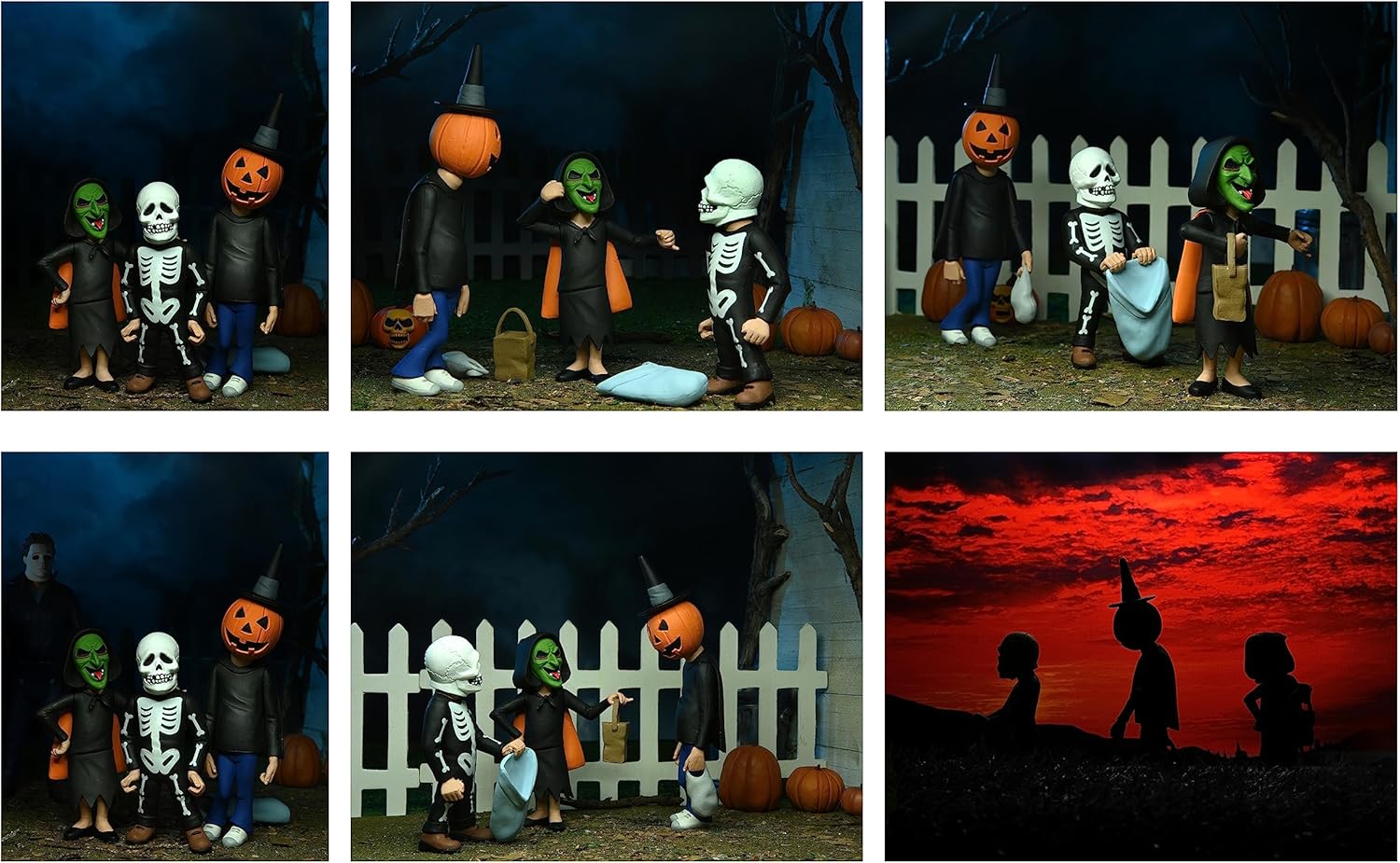 NECA Toony Terrors Halloween III: Season of the Witch - Trick-or-Treaters Action Figure 3-Pack (04485) 6