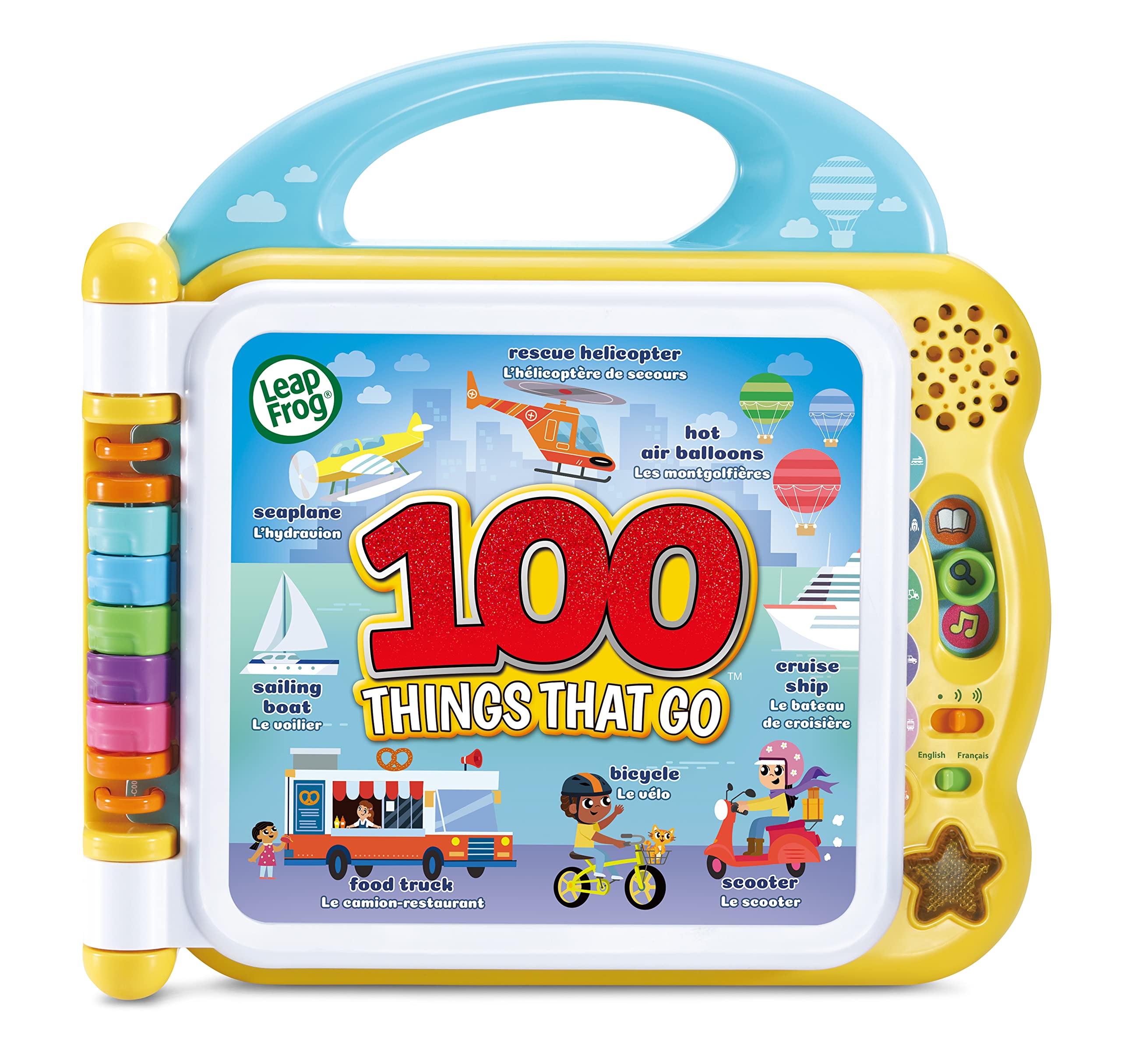 LeapFrog 100 Things That Go - Interactive Bilingual Learning Book for Toddlers 18M+ 7
