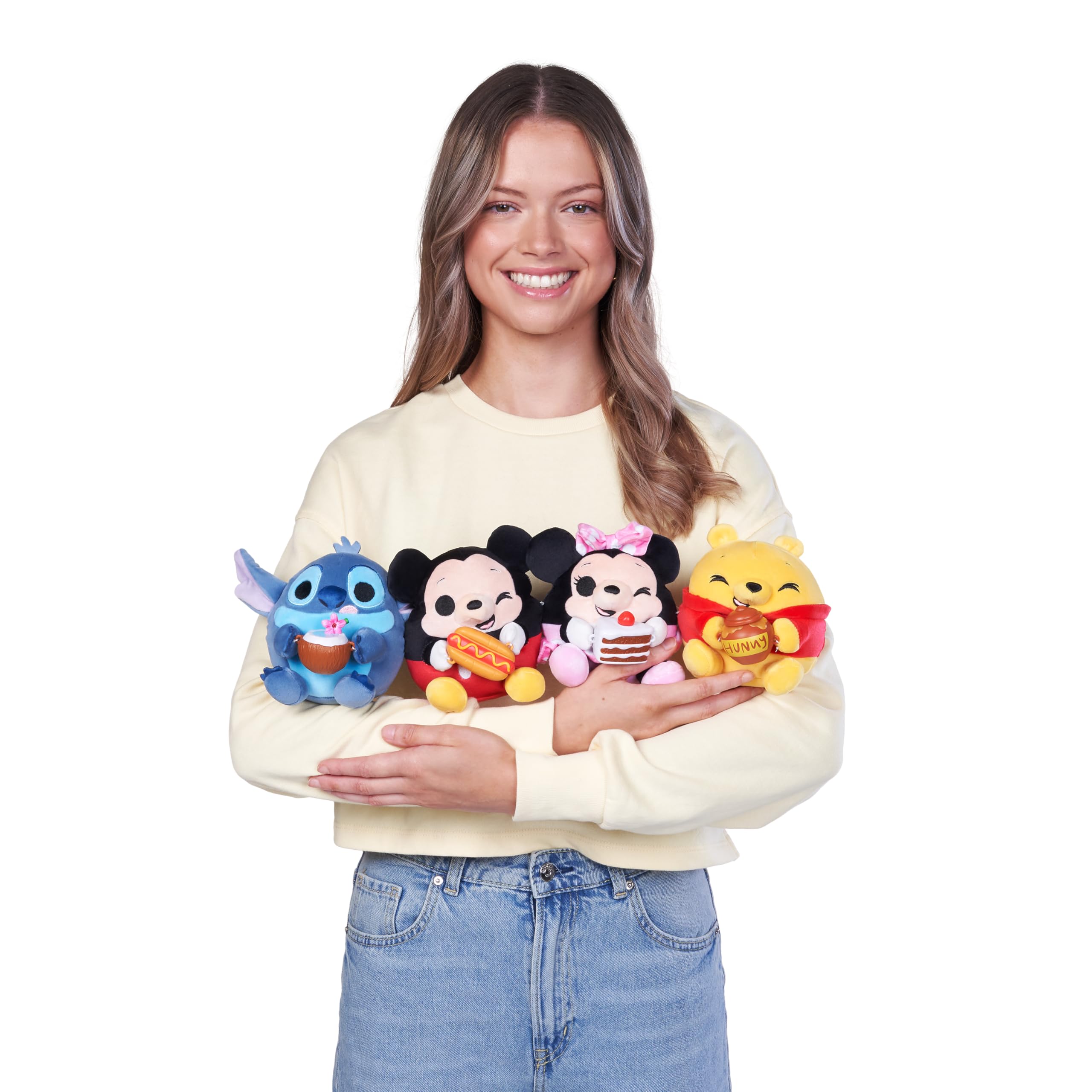 Snackles Disney Mickey Mouse 5-inch Plush by ZURU | Super-Soft Polyester | Includes Collector's Guide & Sticker 8