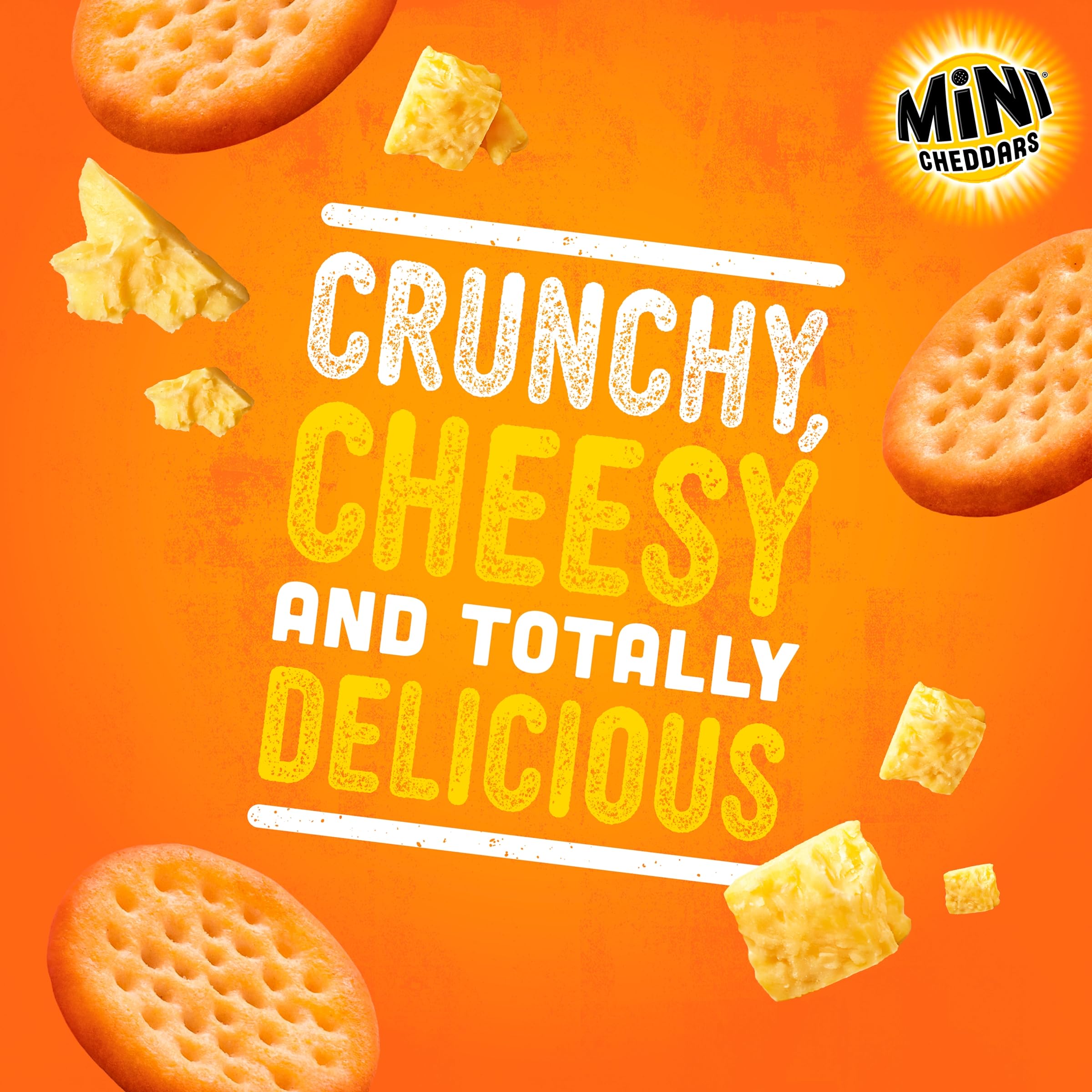 Jacob's Mini Cheddars Original Baked Snacks Multipack 6x23g (138g) - Real Cheese, No Artificial Flavours 3