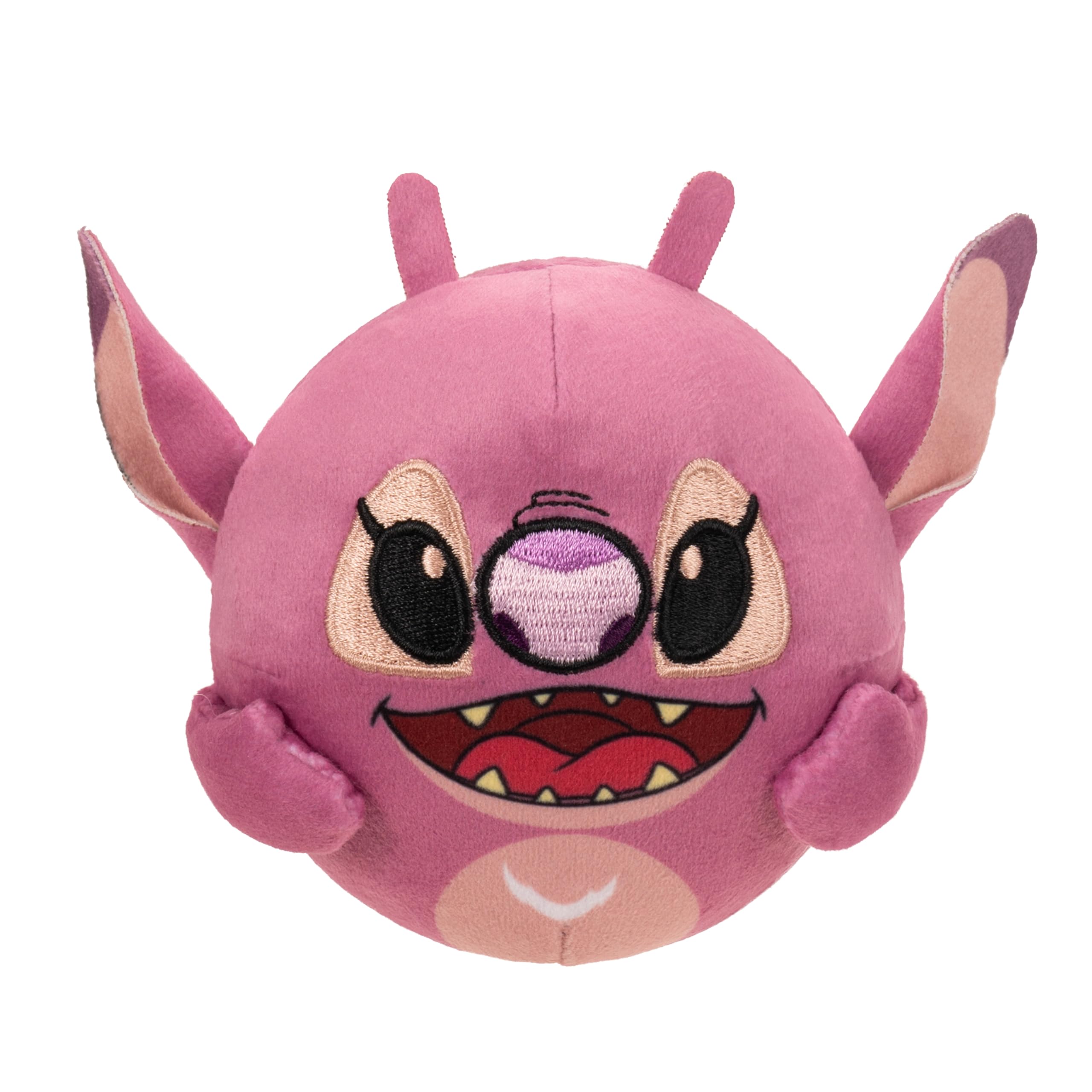 Disney Stitch and Angel Plush Dog Toy 2-Pack - 3.5-Inch Squeaky Toys for All Dog Sizes