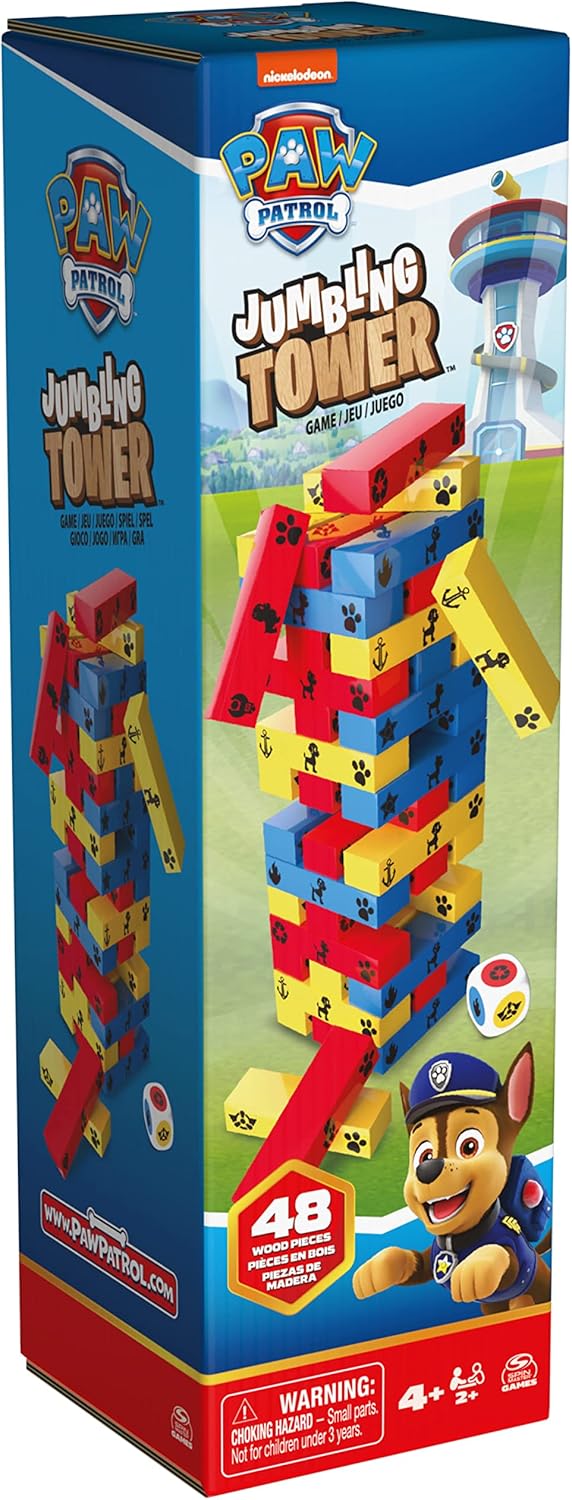 Spin Master Games PAW Patrol Jumbling Tower Stacking Game 4