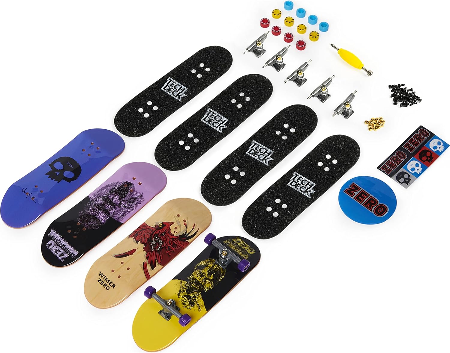 Tech Deck 96mm Fingerboards - Ultra DLX 4-Pack with Authentic Skate Graphics 3