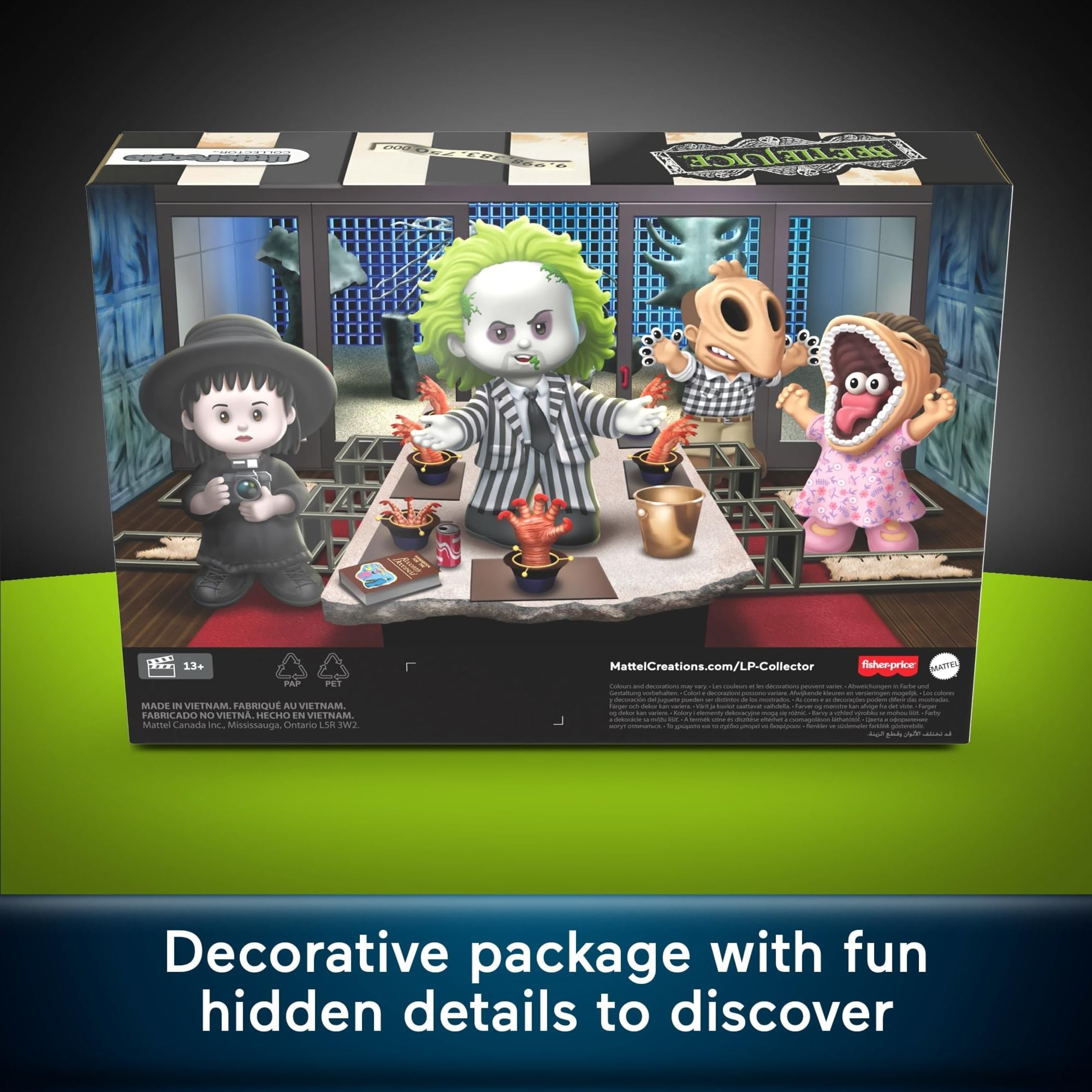 Little People Collector Beetlejuice Special Edition Set - 4-Piece Movie Collectible for Fans 5