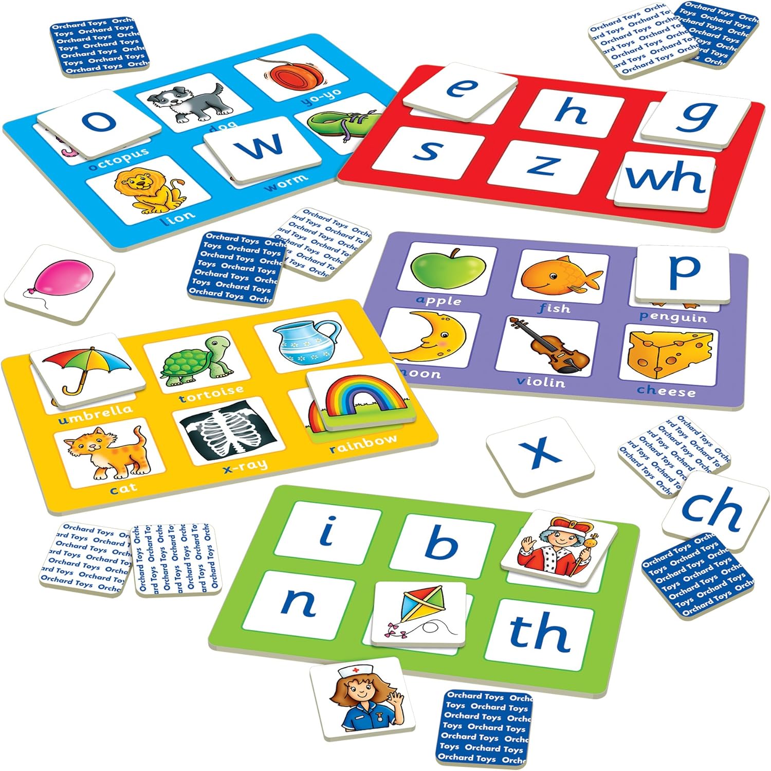 Orchard Toys Alphabet Lotto Game - 4 Ways to Play Educational Board Game for Ages 3-6 5