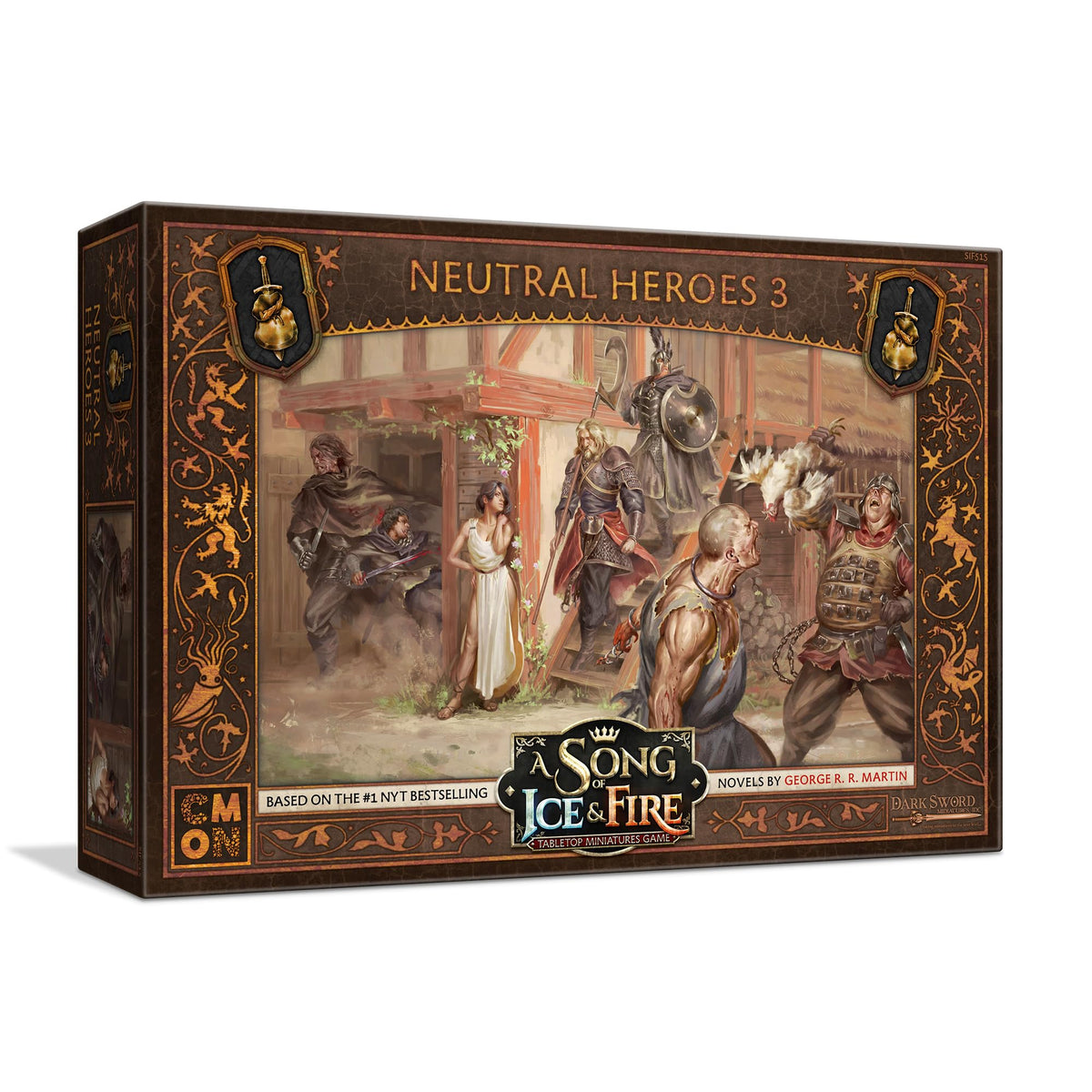 CMON, A Song of Ice and Fire: Neutral Heroes III Miniatures-Erweiterung