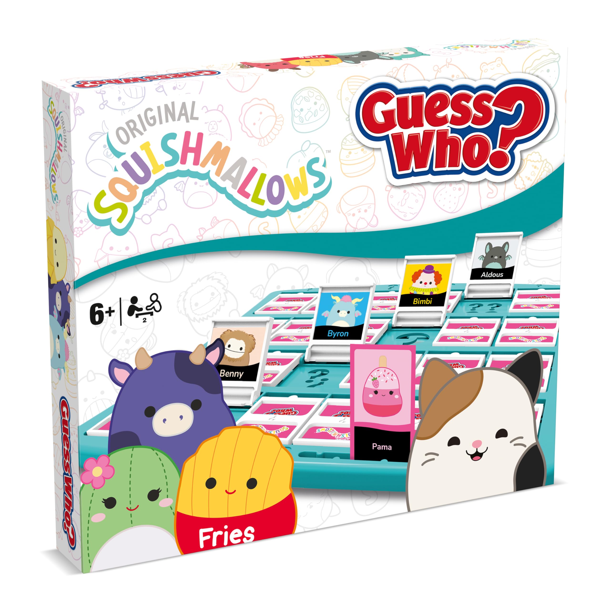 Winning Moves Squishmallows Guess Who? Board Game | 2 Players | Ages 6+ 1