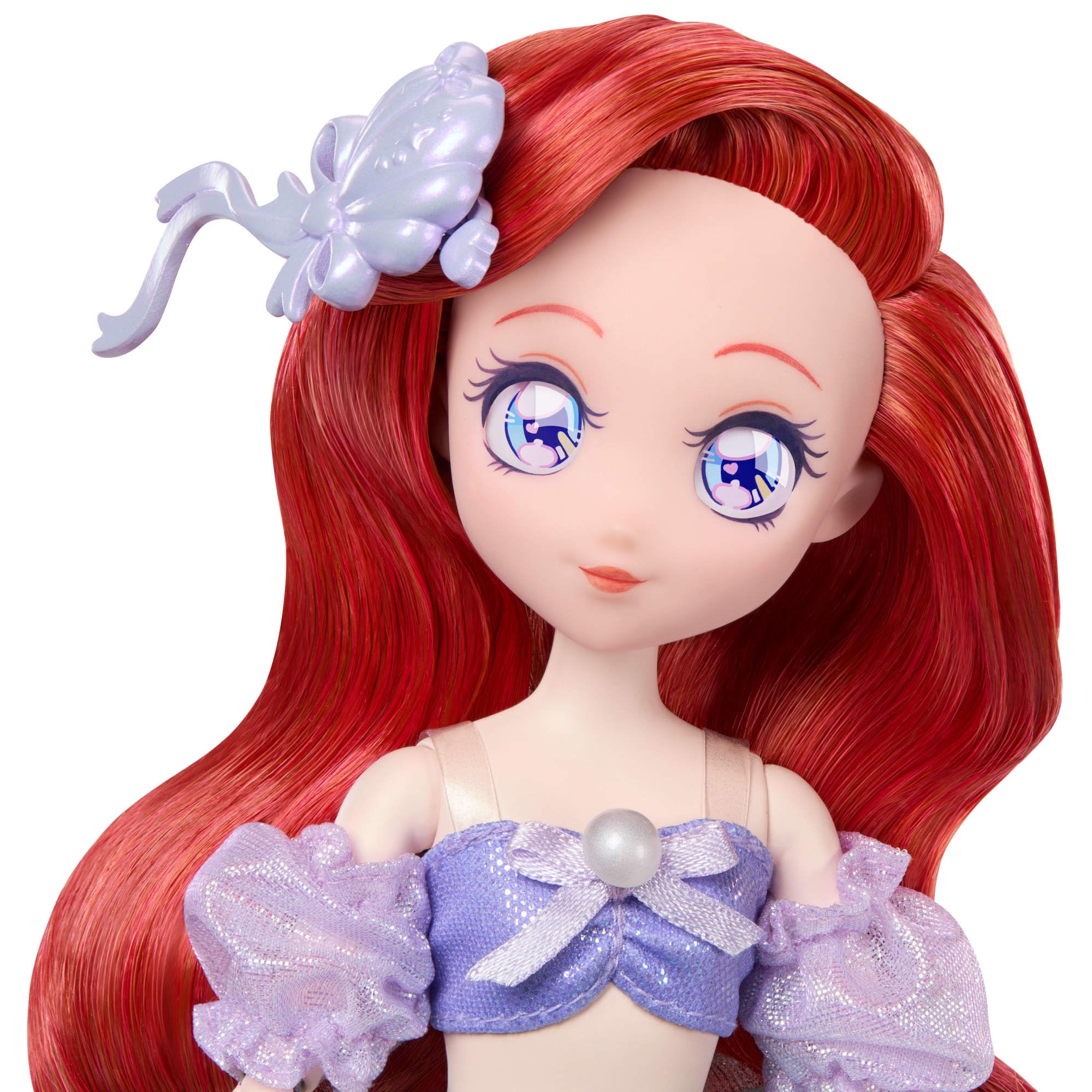 Mattel Disney Collector Princess Ariel Manga Doll - 9 Inch, Posable, Multicolor