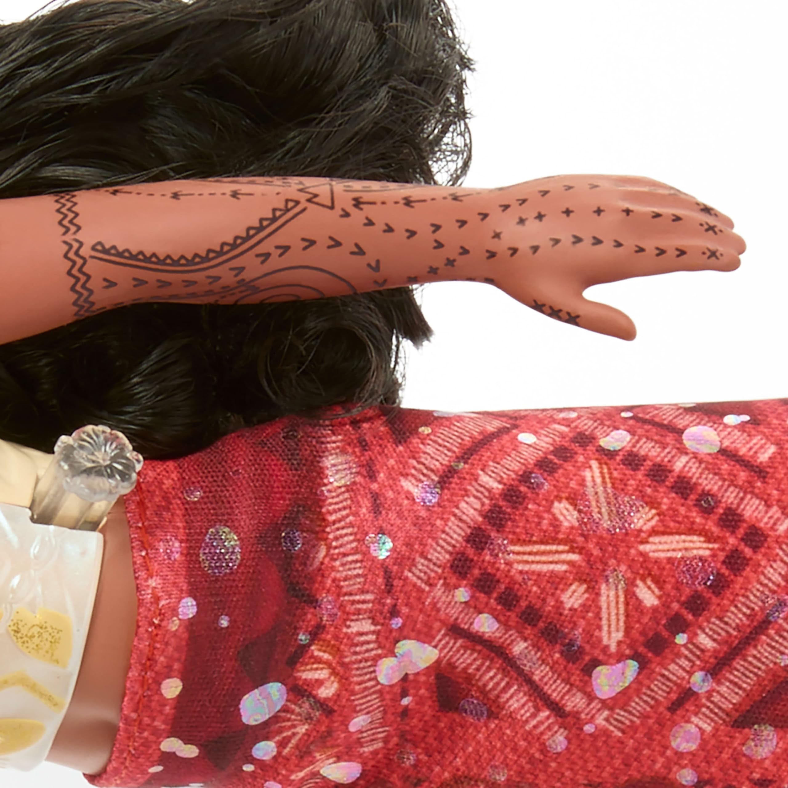 Swimming Tautai Moana Fashion Doll - Color-Change Bodice & Kicking Legs, Inspired by Disney Moana 2, Ages 3+ 10