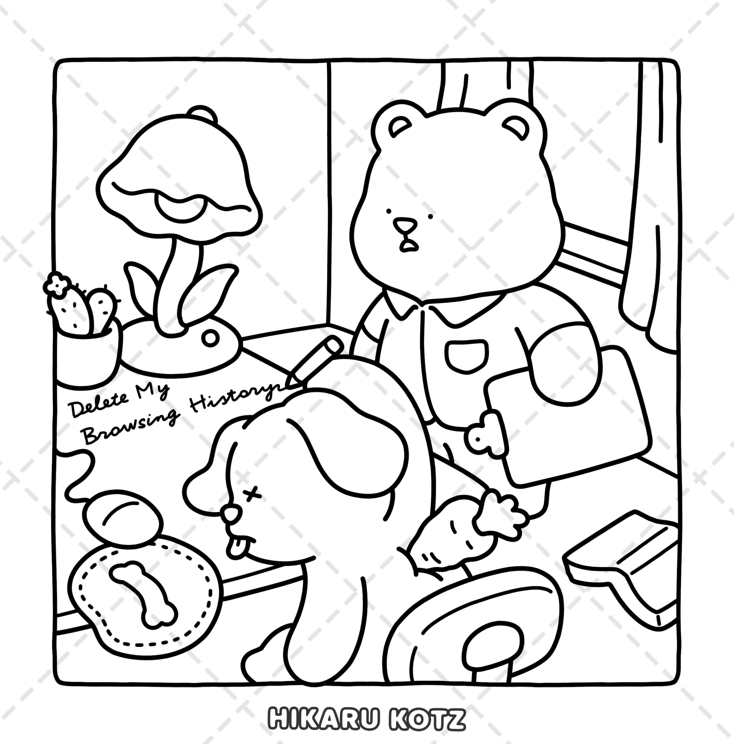 Hikaru Kotz - Silly Crimes: Cozy and Funny Coloring Book for Adults and Teens | Paperback 7