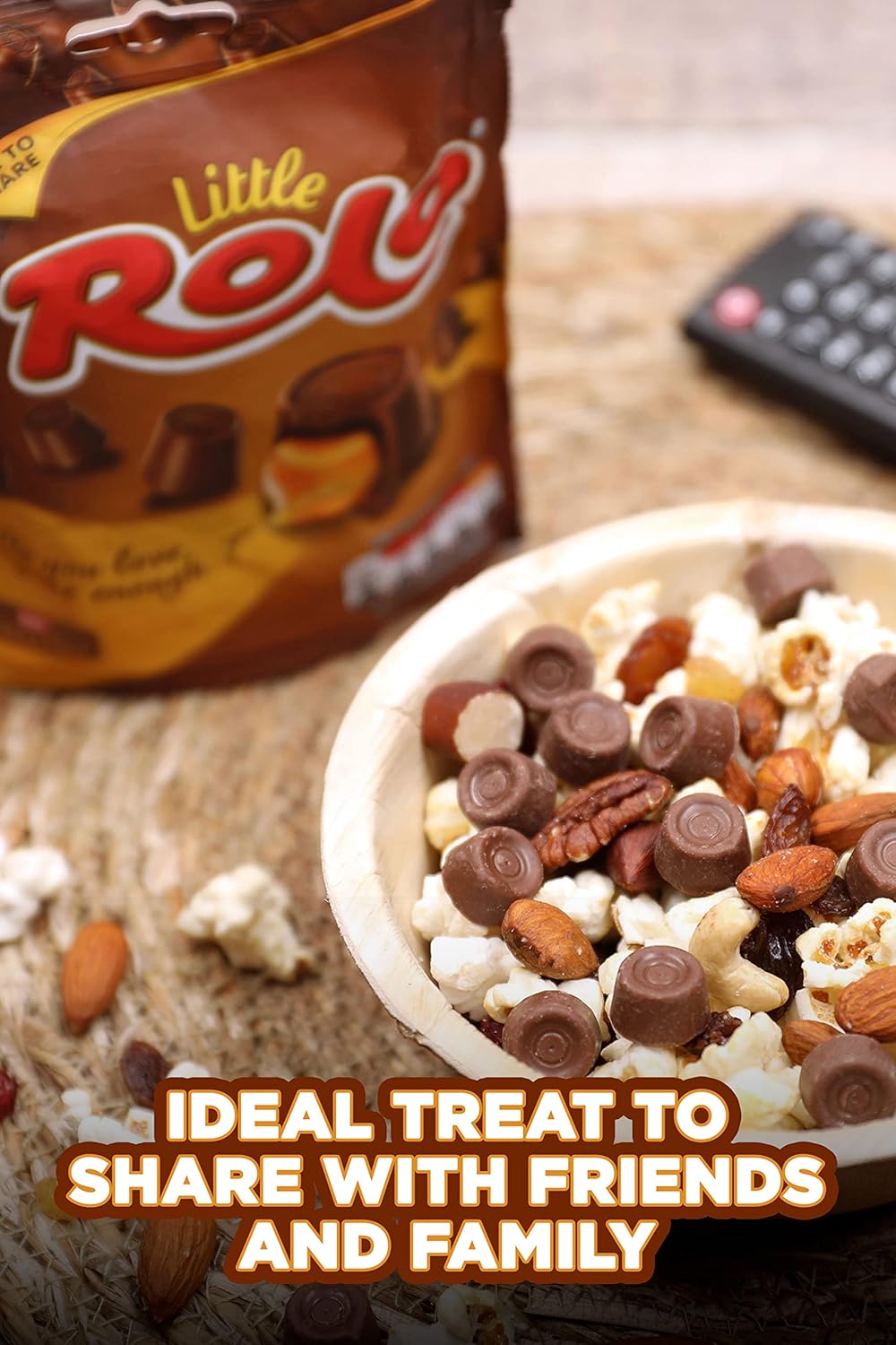 Nestlé - Little ROLO Milk Chocolate and Caramel Sharing Bags Multipack 5