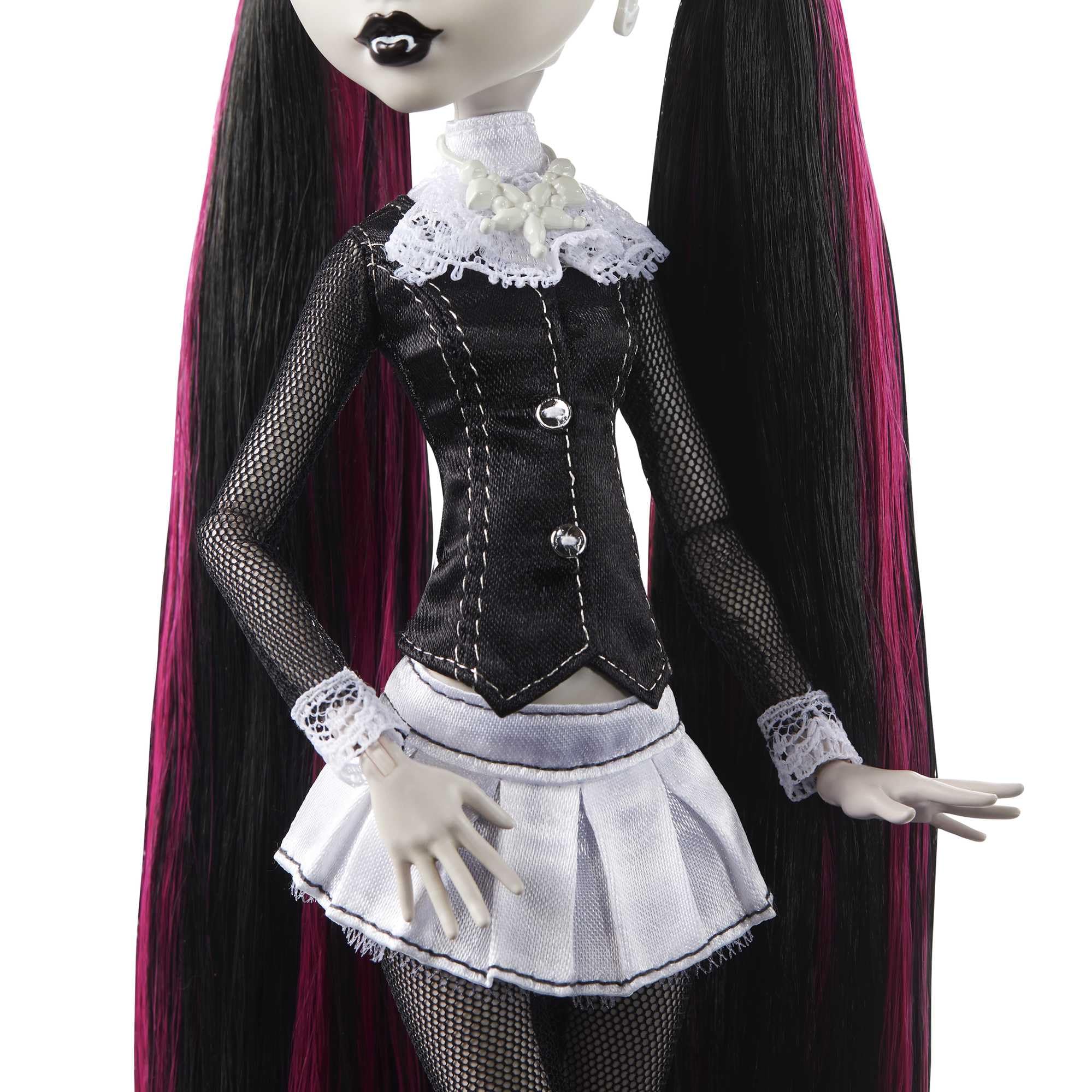 Monster High Draculaura Doll - Reel Drama Horror Flick Theme, Black & White Vampire Style 4