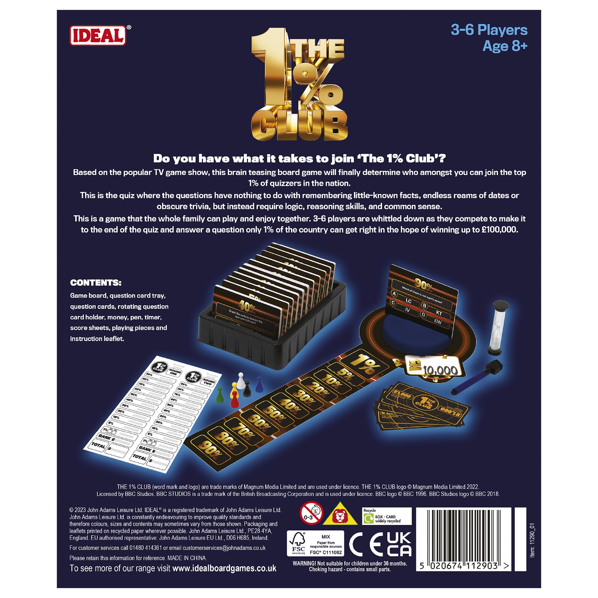 IDEAL The 1% Club: The Board Game | Family Board Game for 3-6 Players | Ages 8+ 4