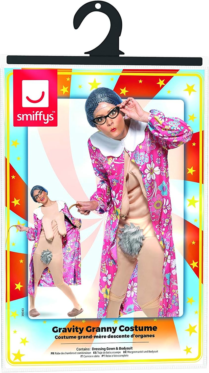 Smiffys Gravity Granny Costume - Medium (BR39343S)