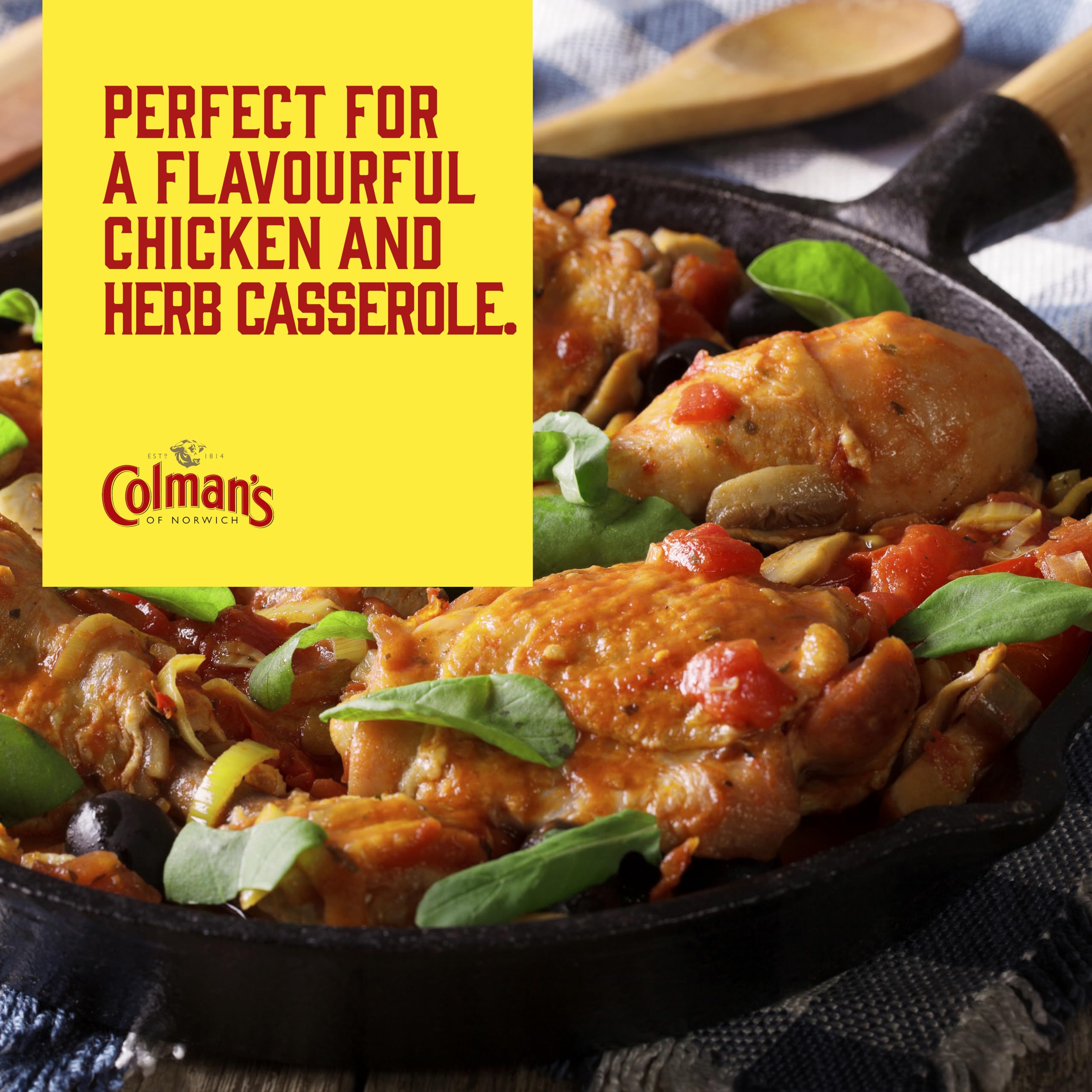 Colman's Chicken Casserole Seasoning Mix, 40g - Poultry Seasoning with Herbs & Onions 3