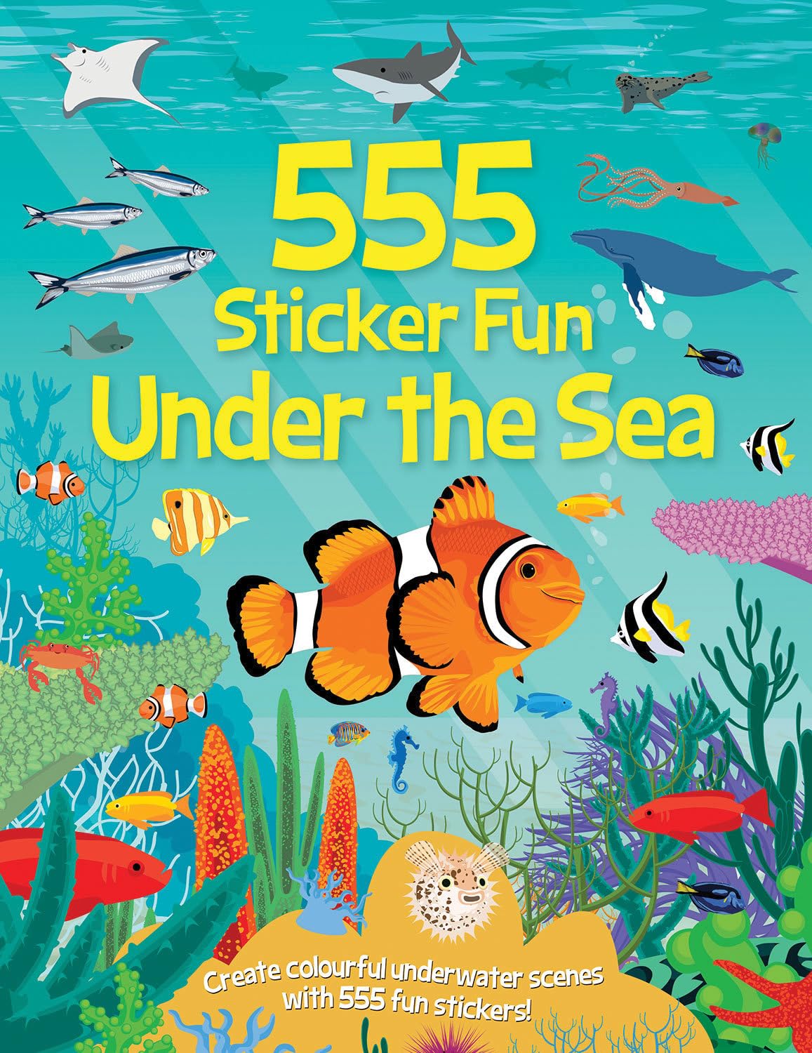 Two Windmills Limited 555 Under the Sea Sticker Fun | Paperback | Ages 5-7 1