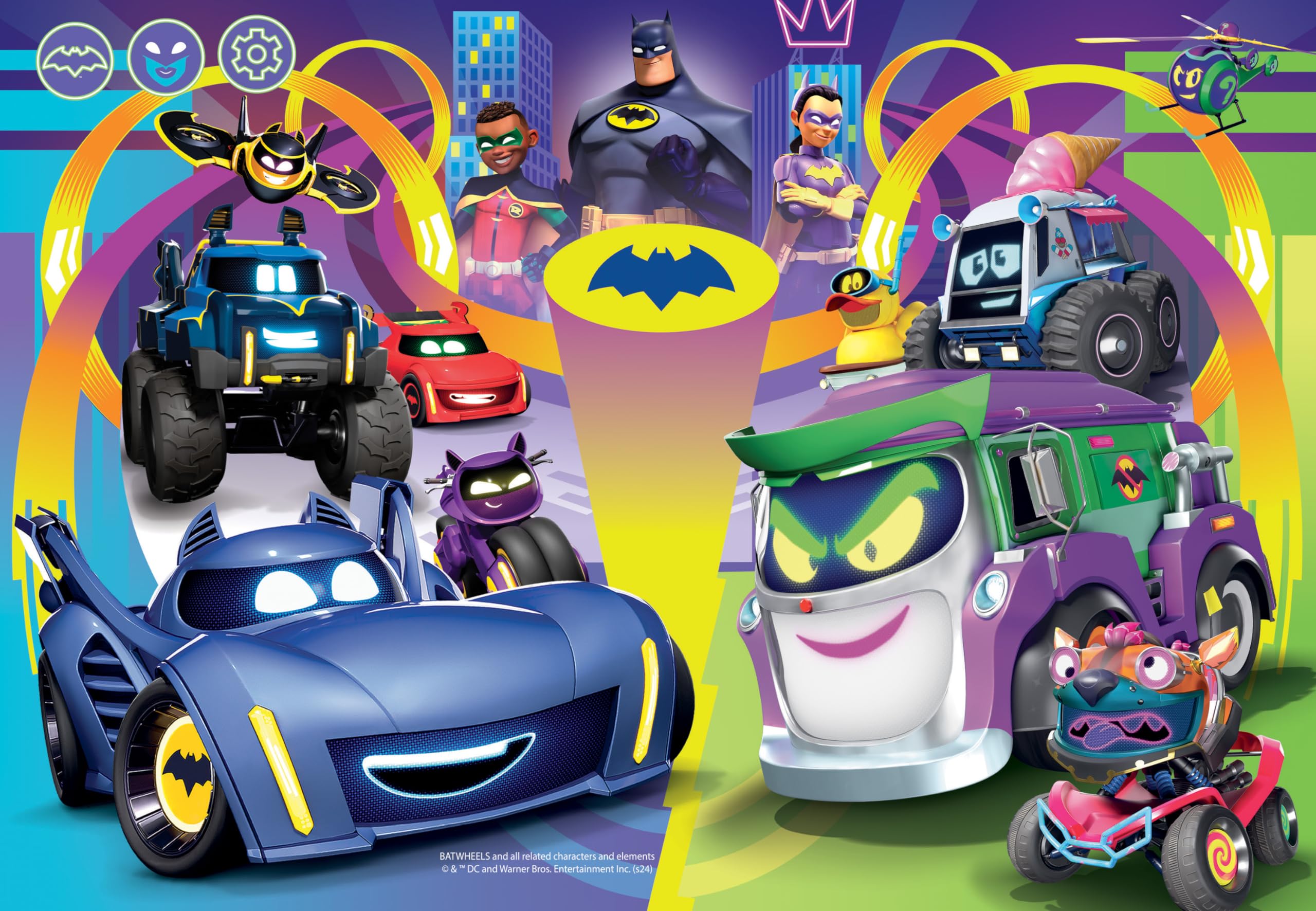 Ravensburger Batman Batwheels 2x24-Piece Jigsaw Puzzles for Kids 3 Years Up 7