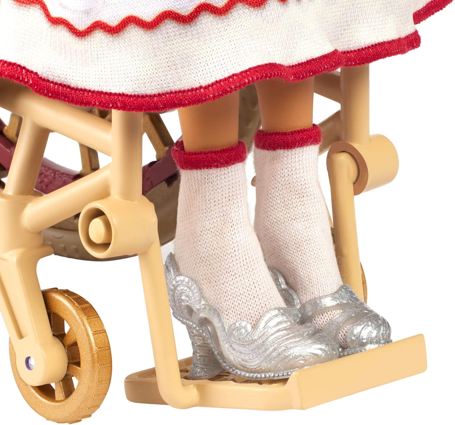 Mattel Wicked Nessarose Fashion Doll with Golden Wheelchair & Accessories - Inspired by Universal Pictures Film 5