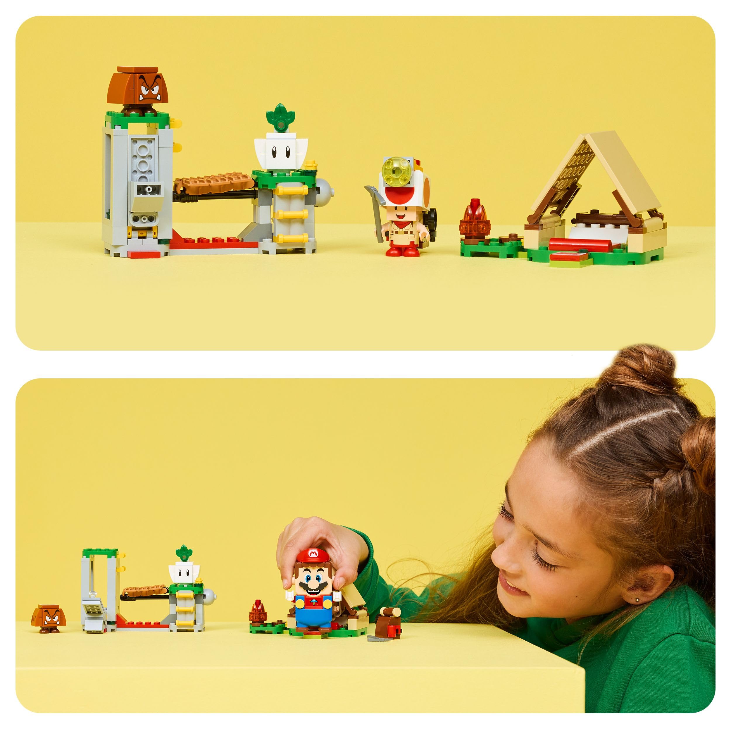 LEGO Super Mario Captain Toad's Camp - Interactive Building Set with 3 Figures for Kids 6+ 5