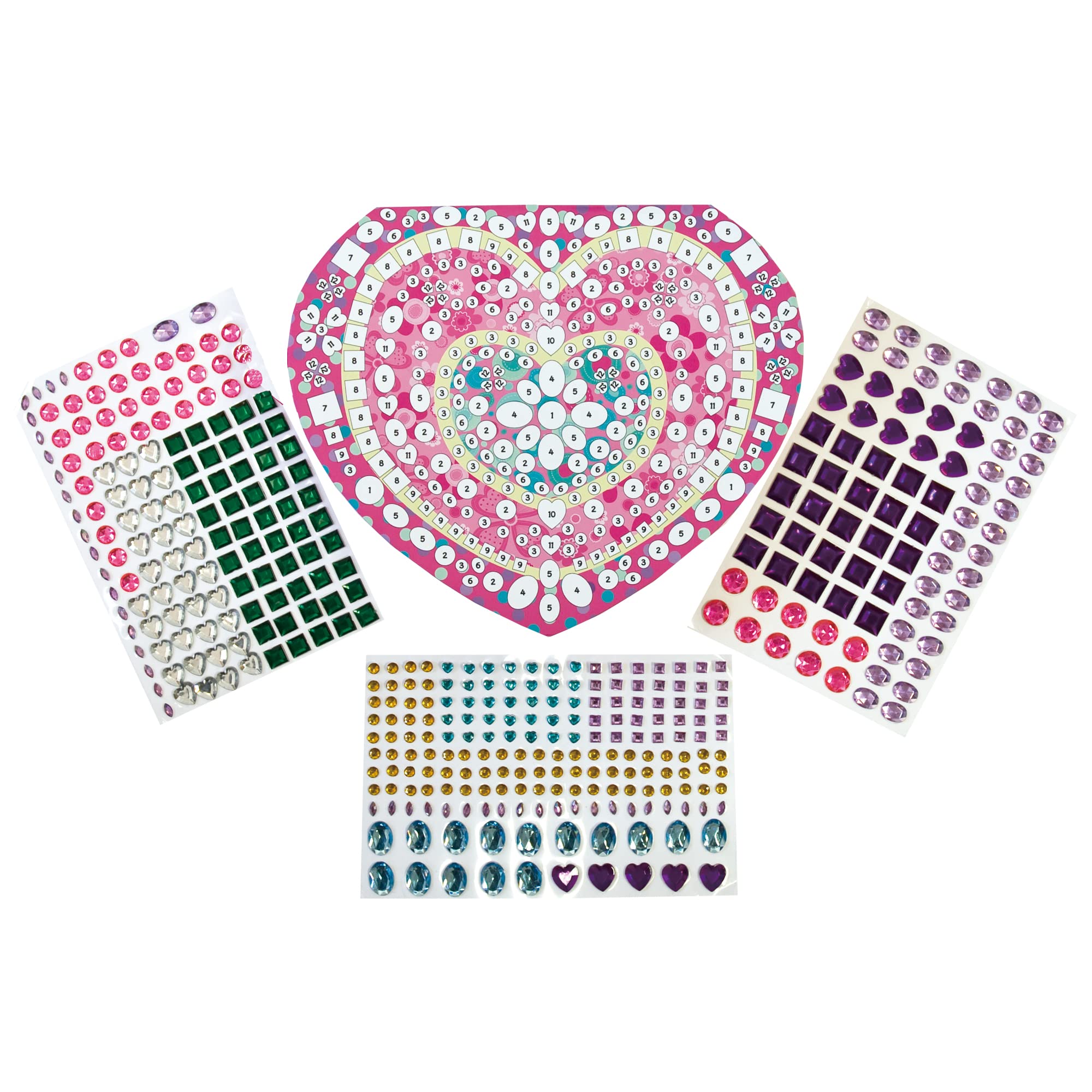 Galt Sparkle Jewellery Box Craft Kit - Gem by Number Decorating | Ages 6+