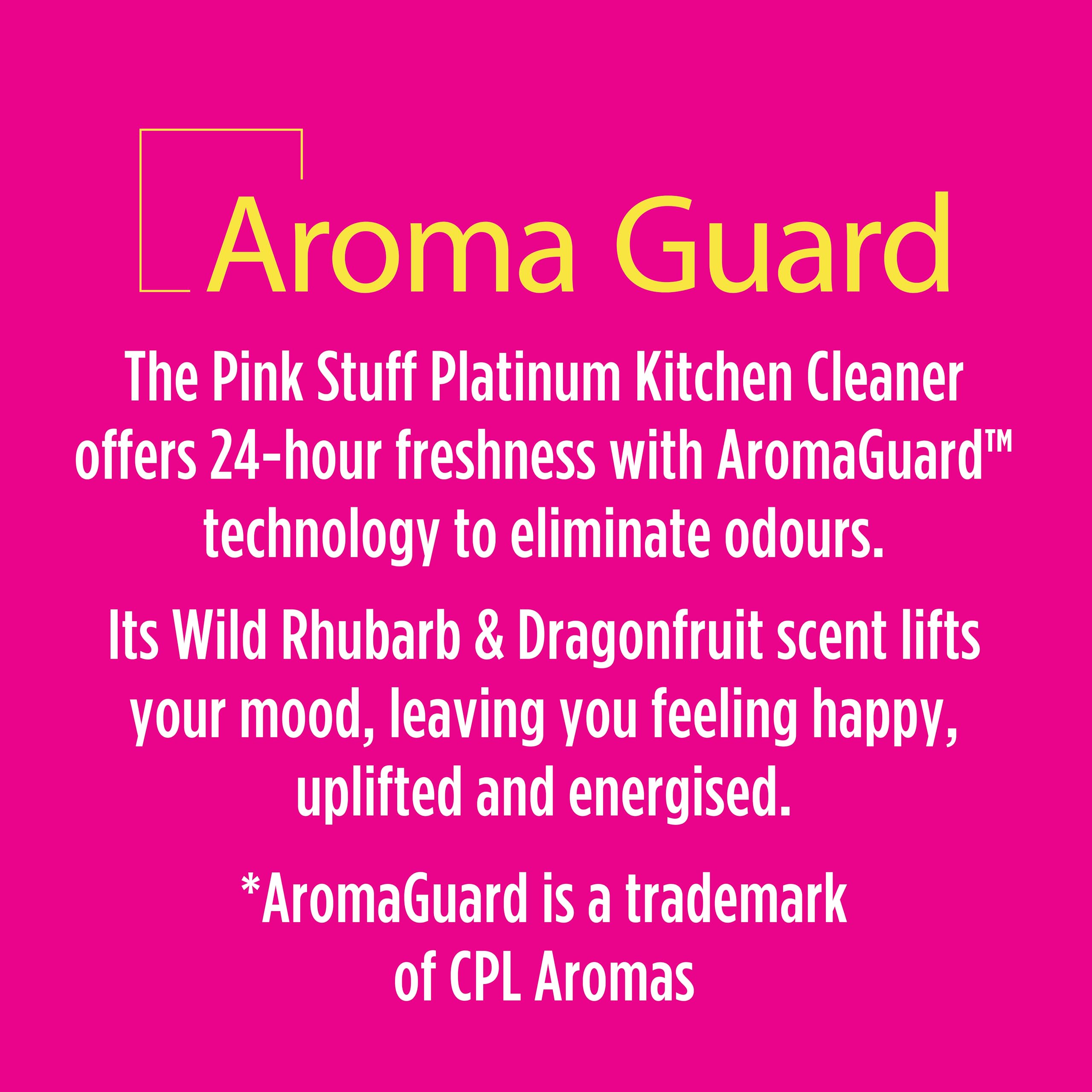 Stardrops The Pink Stuff Platinum Kitchen Cleaner Spray - Cuts Grease & Grime | 750ml | Wild Rhubarb & Dragonfruit Scent 3
