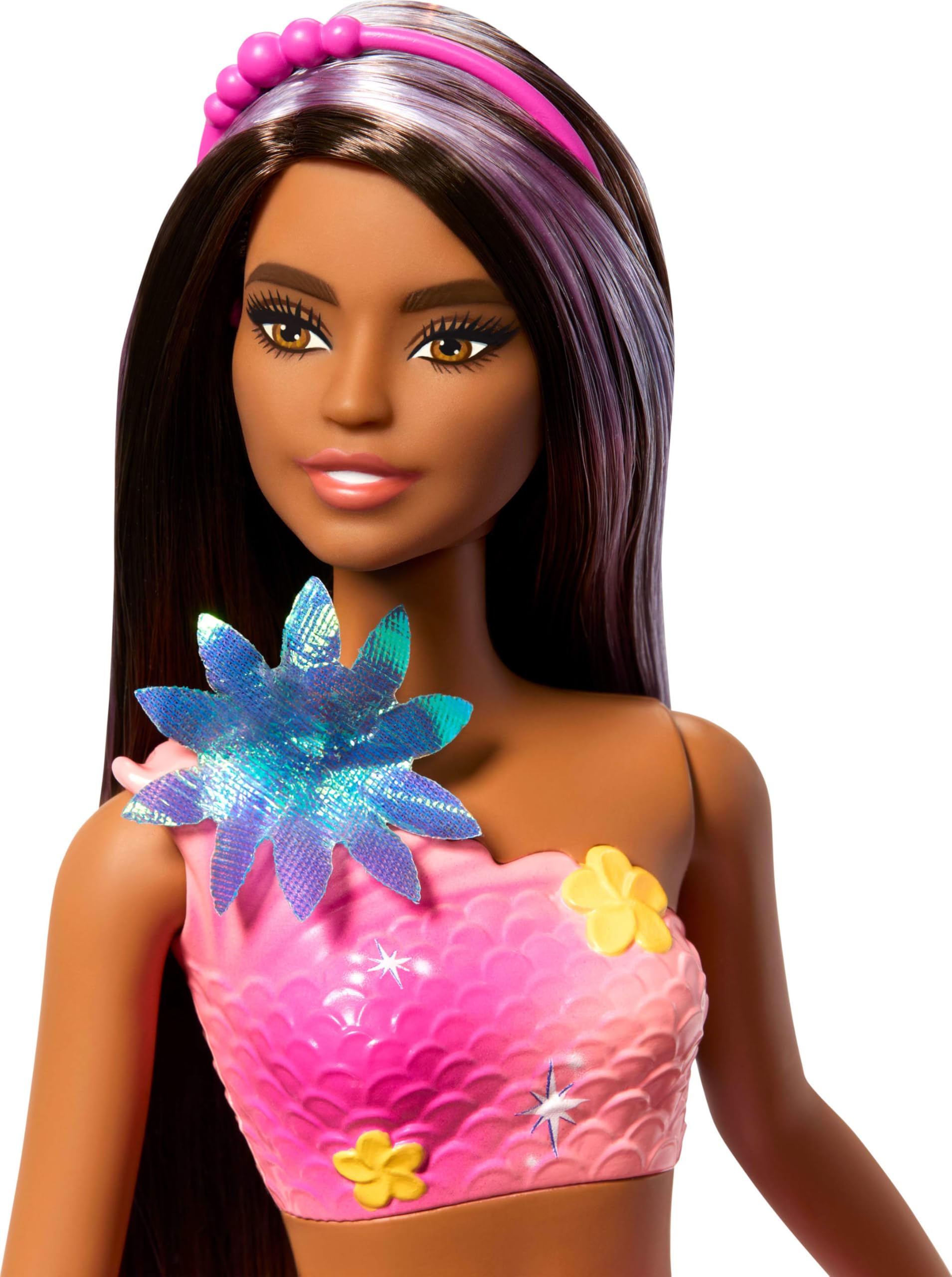 Barbie Mermaid Magic Blooming Flowers Doll - Interactive Flower Bloom Feature, Ages 3+ 3
