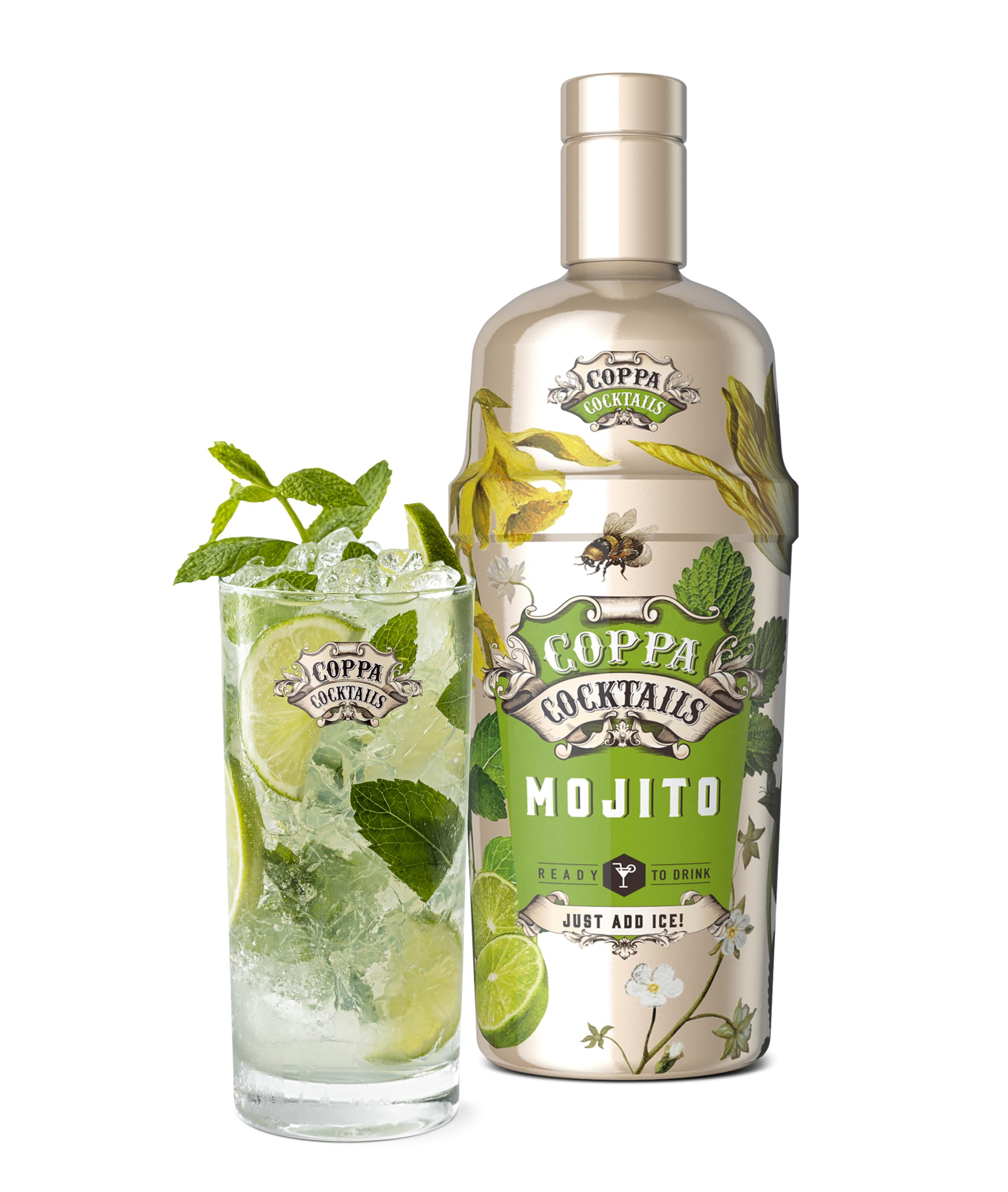 Coppa Cocktails Mojito Ready-to-Drink Cocktail | 10% ABV | 70cl Bottle 2