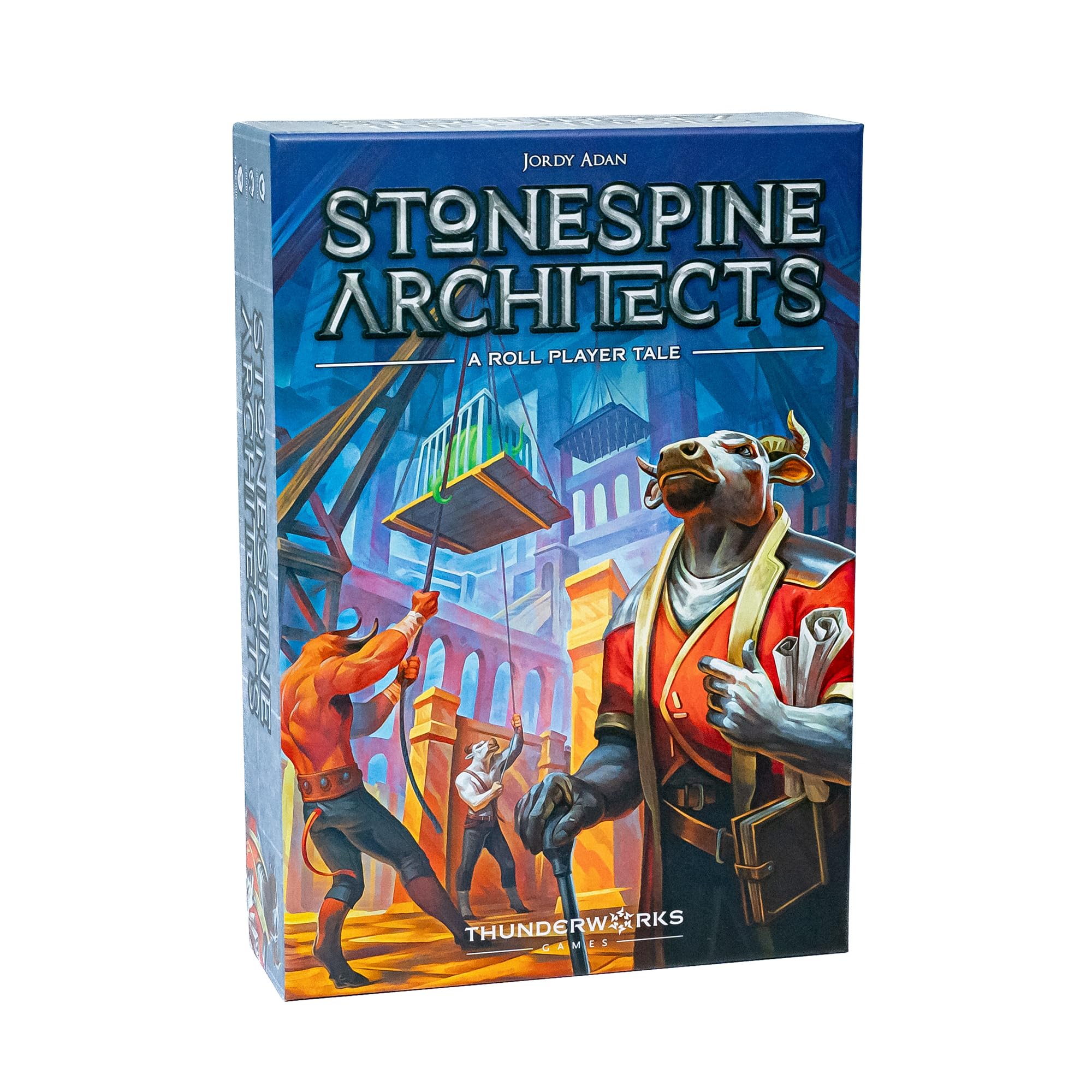 Thunderworks Games Stonespine Architects Card-Drafting Board Game