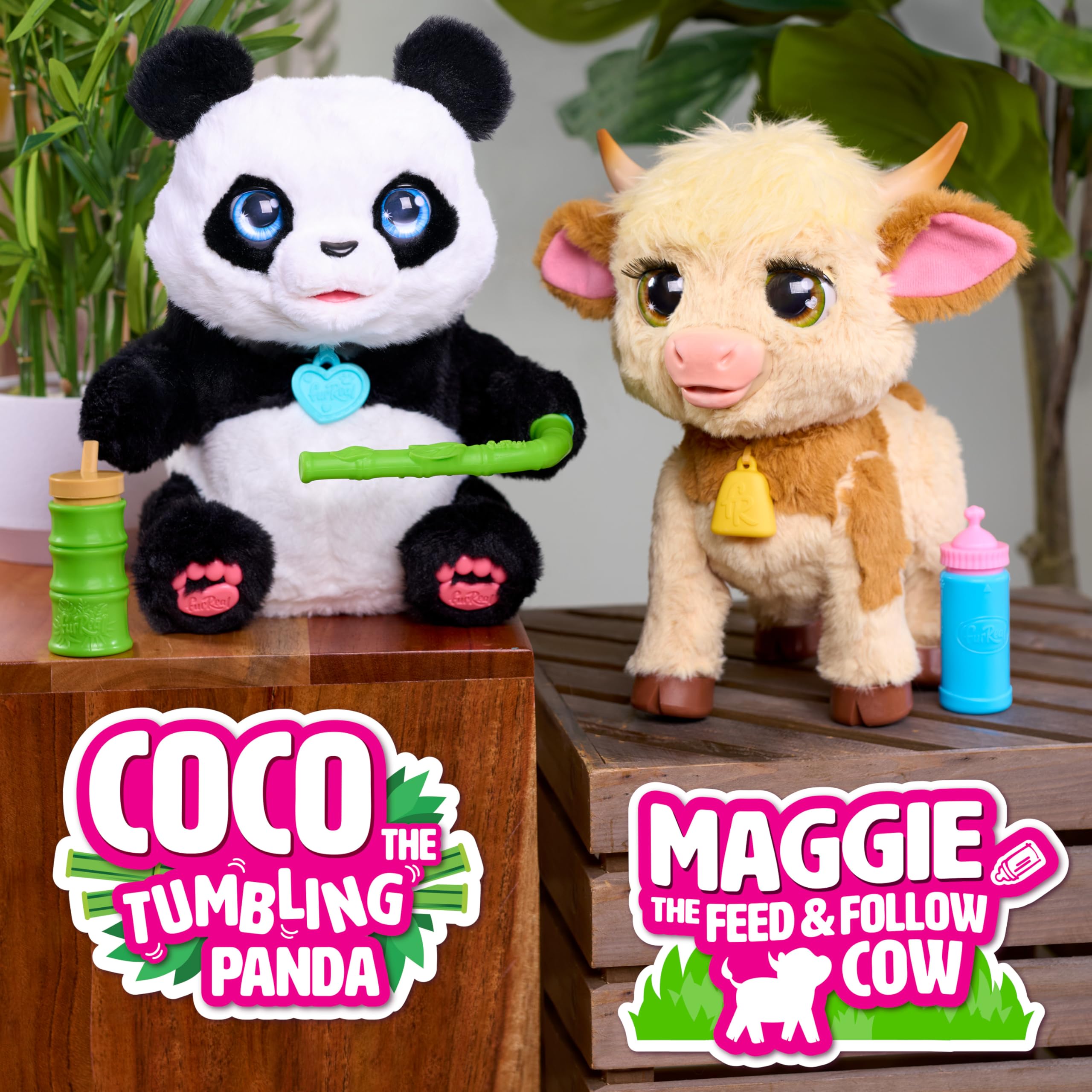 furReal Maggie the Feed & Follow Cow - Interactive Plush Toy for Ages 4+ 16