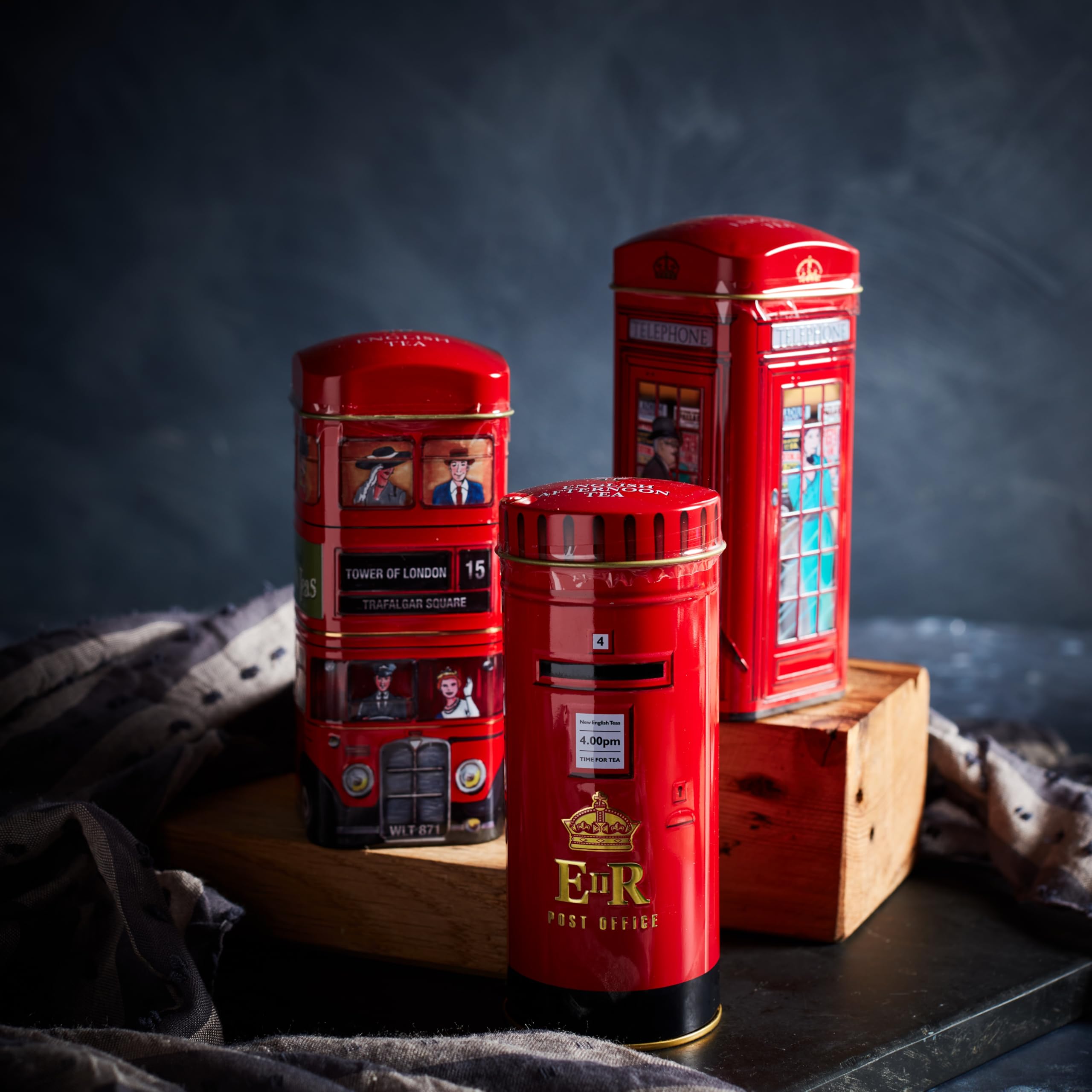 New English Teas British Post Box Tea Caddy with 14 English Breakfast Teabags - UK Souvenir Gift 5