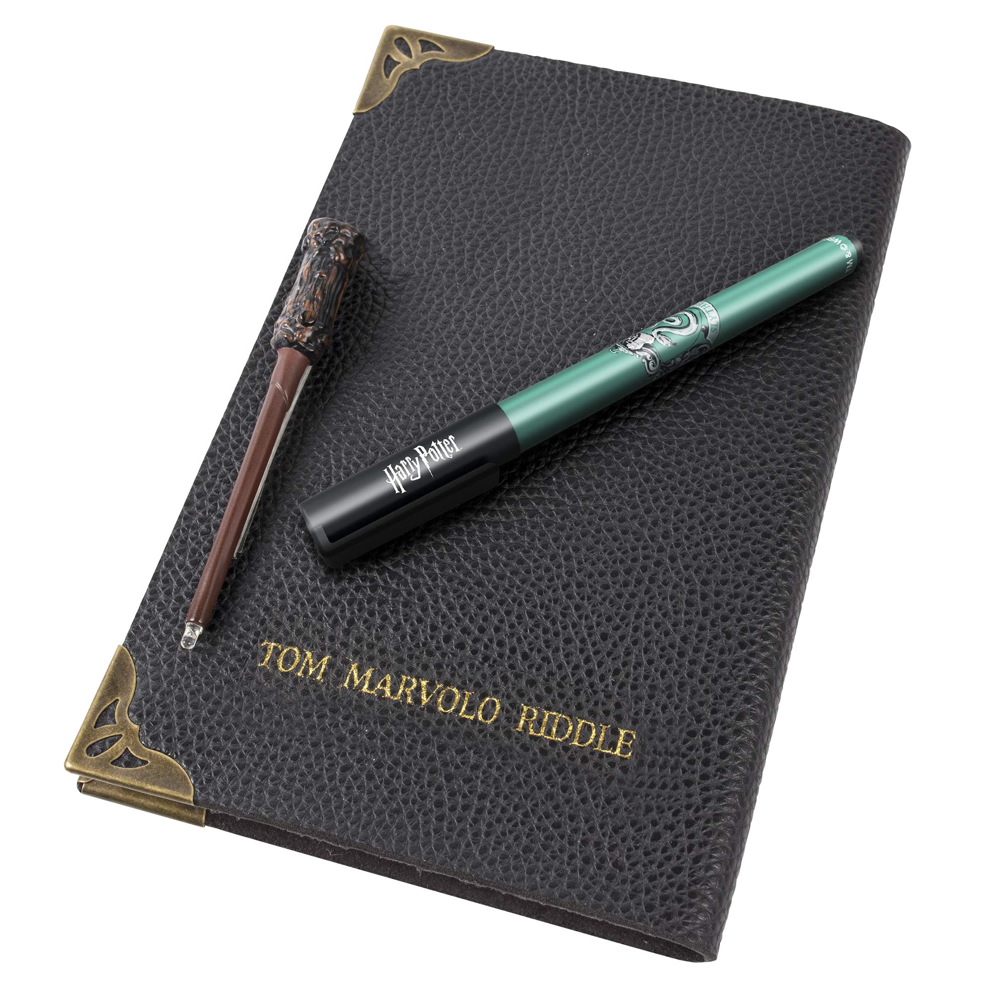 WOW! STUFF - Tom Riddle's Secret Diary with Slytherin Invisible Ink Pen & UV Light-Up Wand