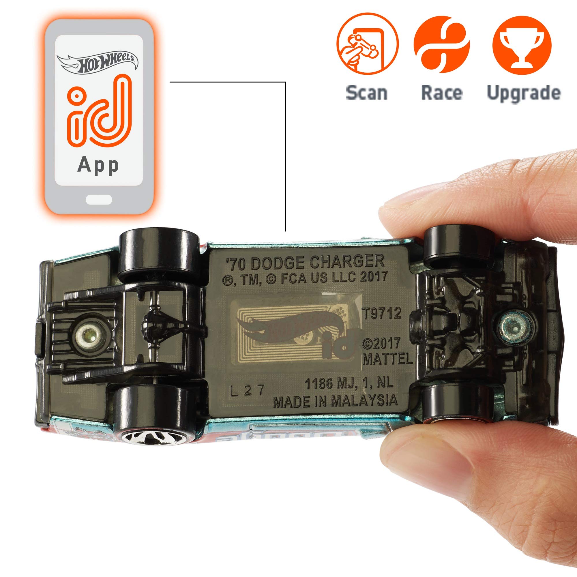 Hot Wheels ID Corvette C7R – Interaktives Rennauto mit NFC-Chip für Kinder ab 8 Jahren 2