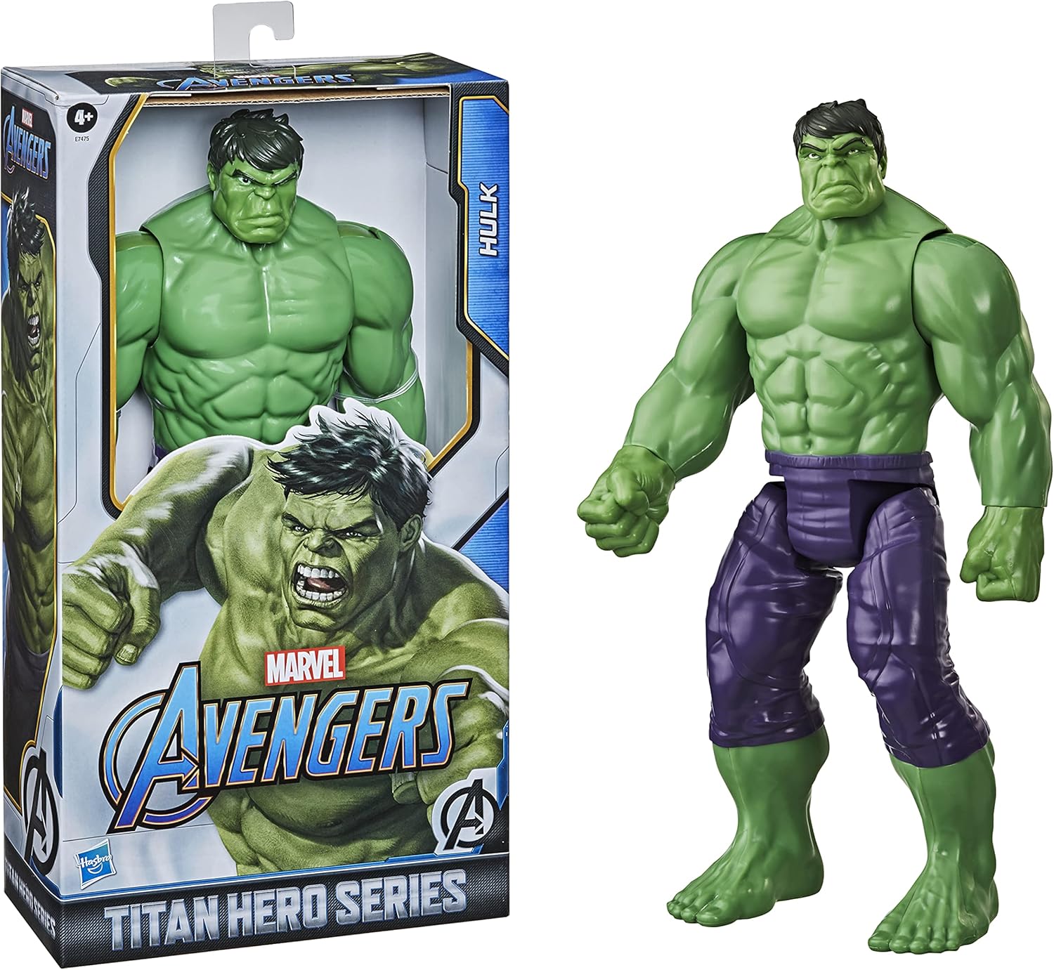 Marvel Avengers Titan Hero Series 30-cm Hulk Action Figure - Blast Gear Compatible