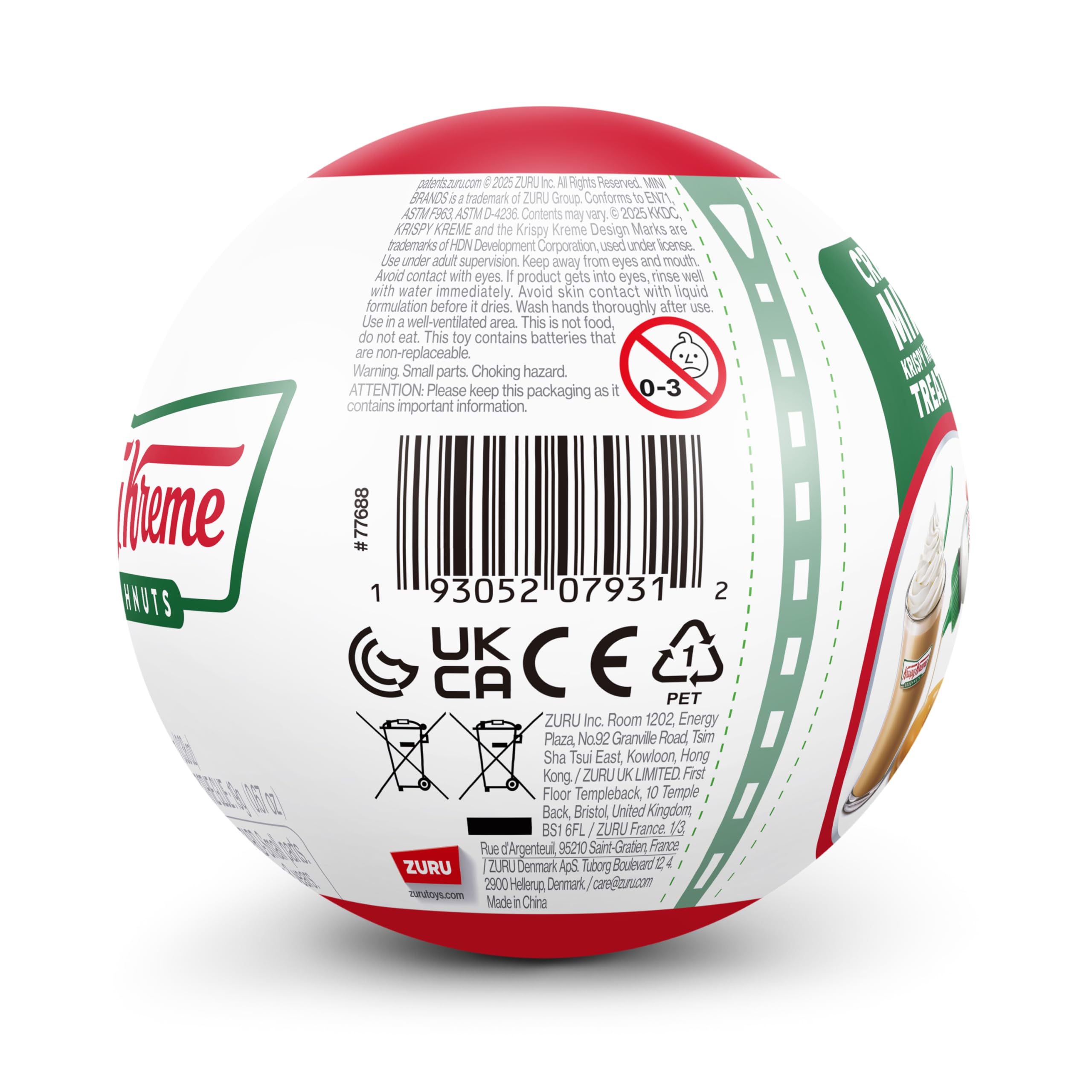 Mini Brands Create Series 1 - Krispy Kreme Mini Doughnut & Drink Capsule Toy 7